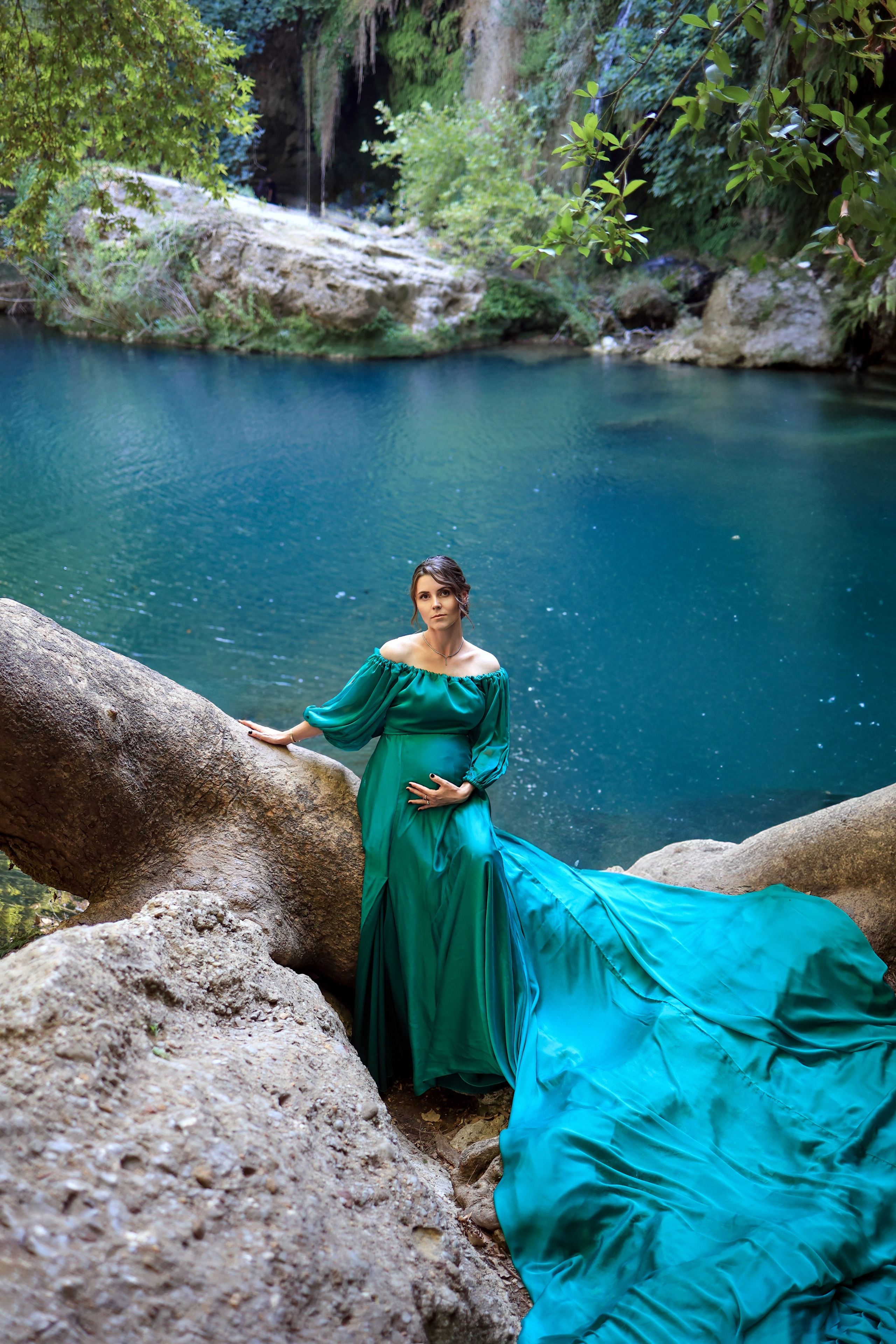 Kurshunlu waterfall (flying dresses). Photographer in Turkey, Antalya, Kemer, Belek, Side, Kas, Fethiye