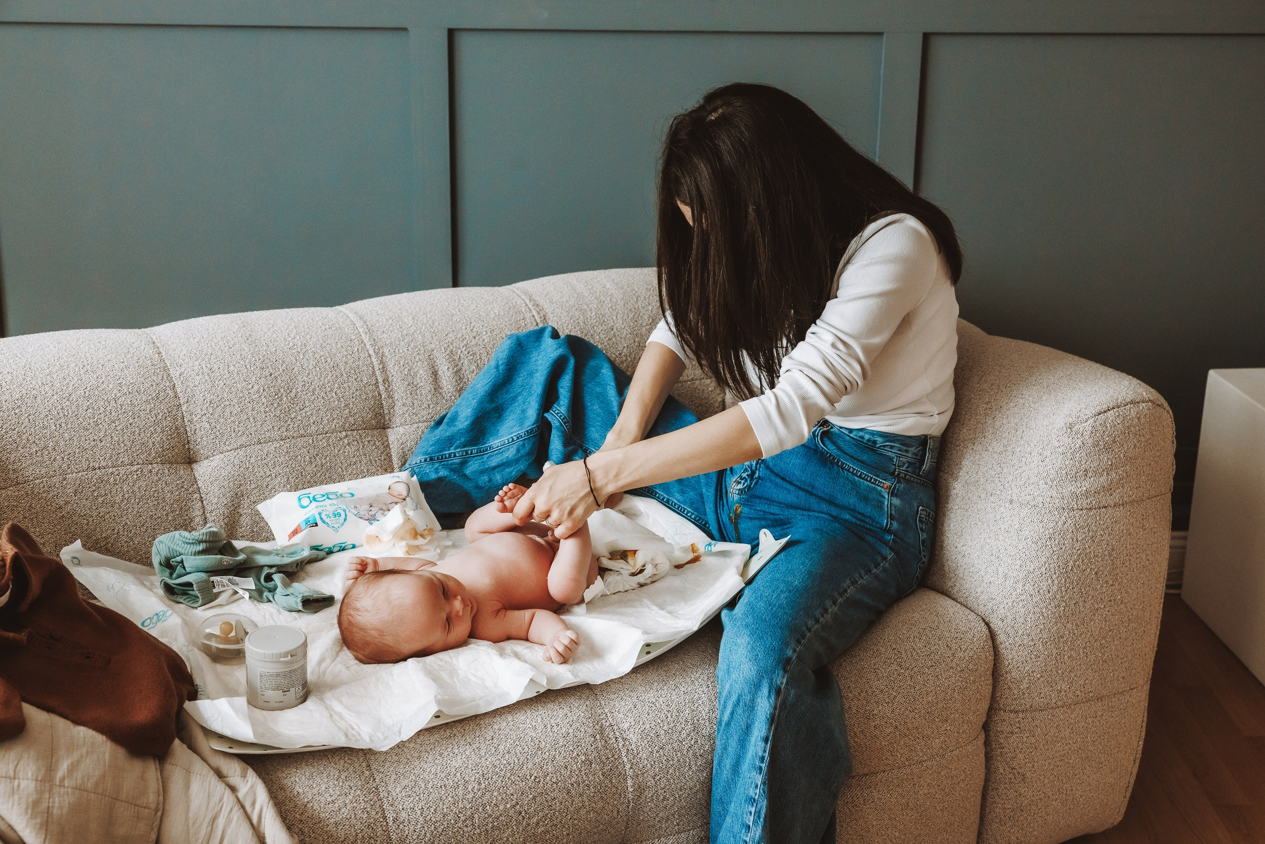 Фотосесия за новородено. Фотограф Ирина Йотова