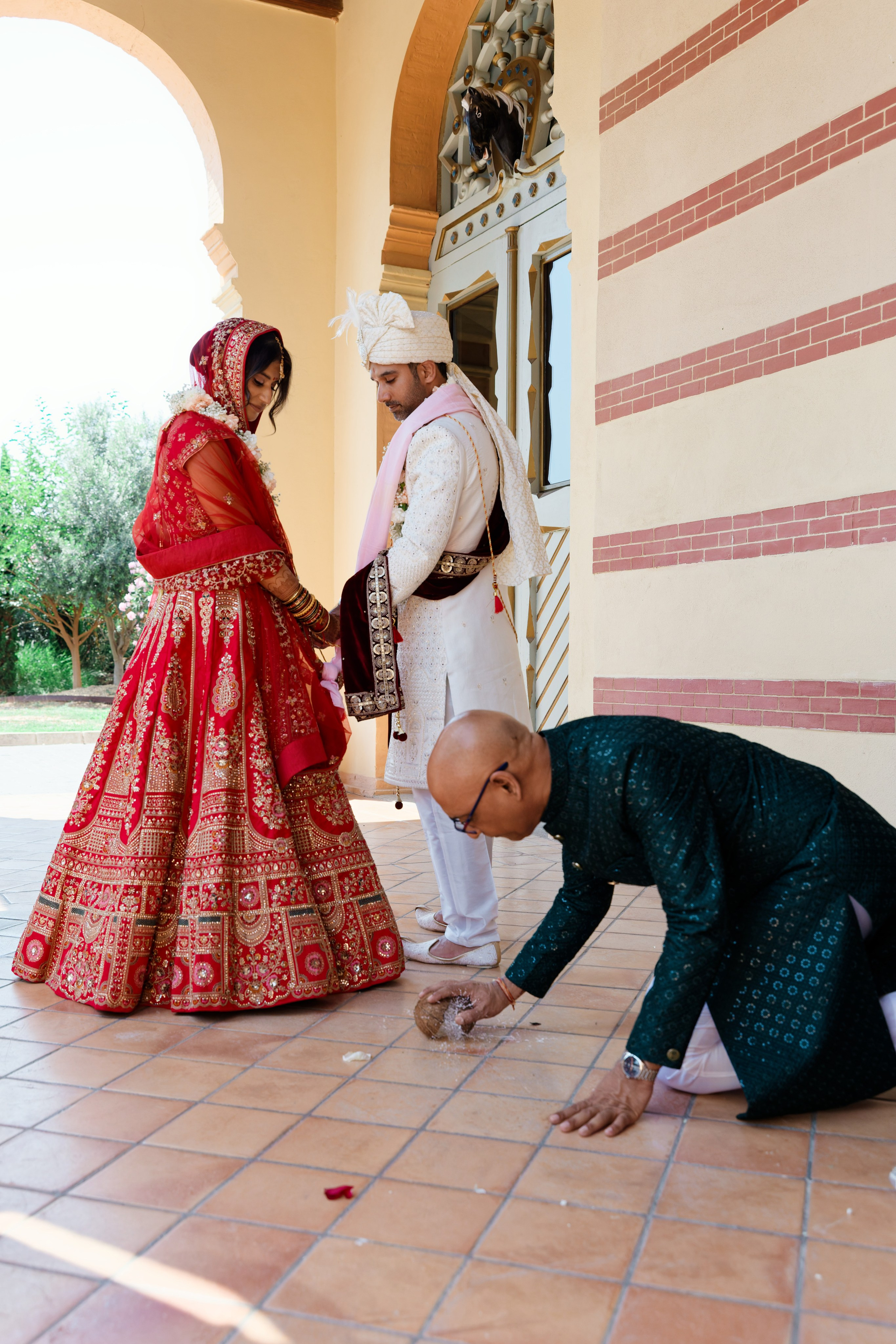Indian wedding at Gran Villa Rosa, Barcelona