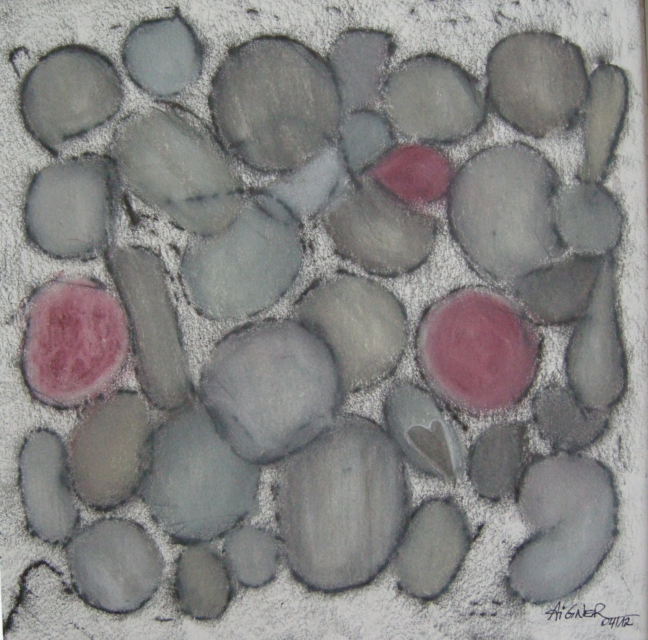 Herz-Stein 2012 - 40x40