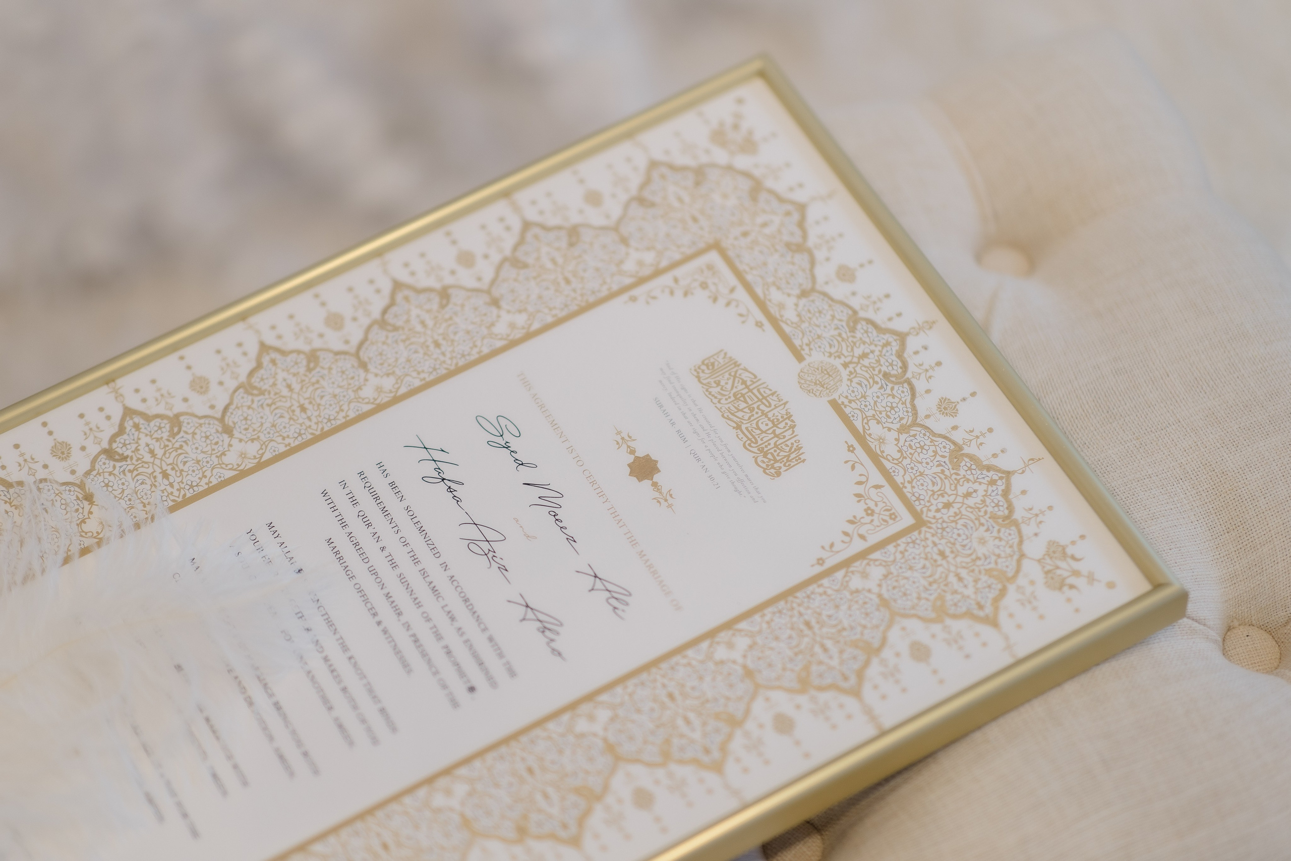 Hafsa & Moeez. Usama Mohaar