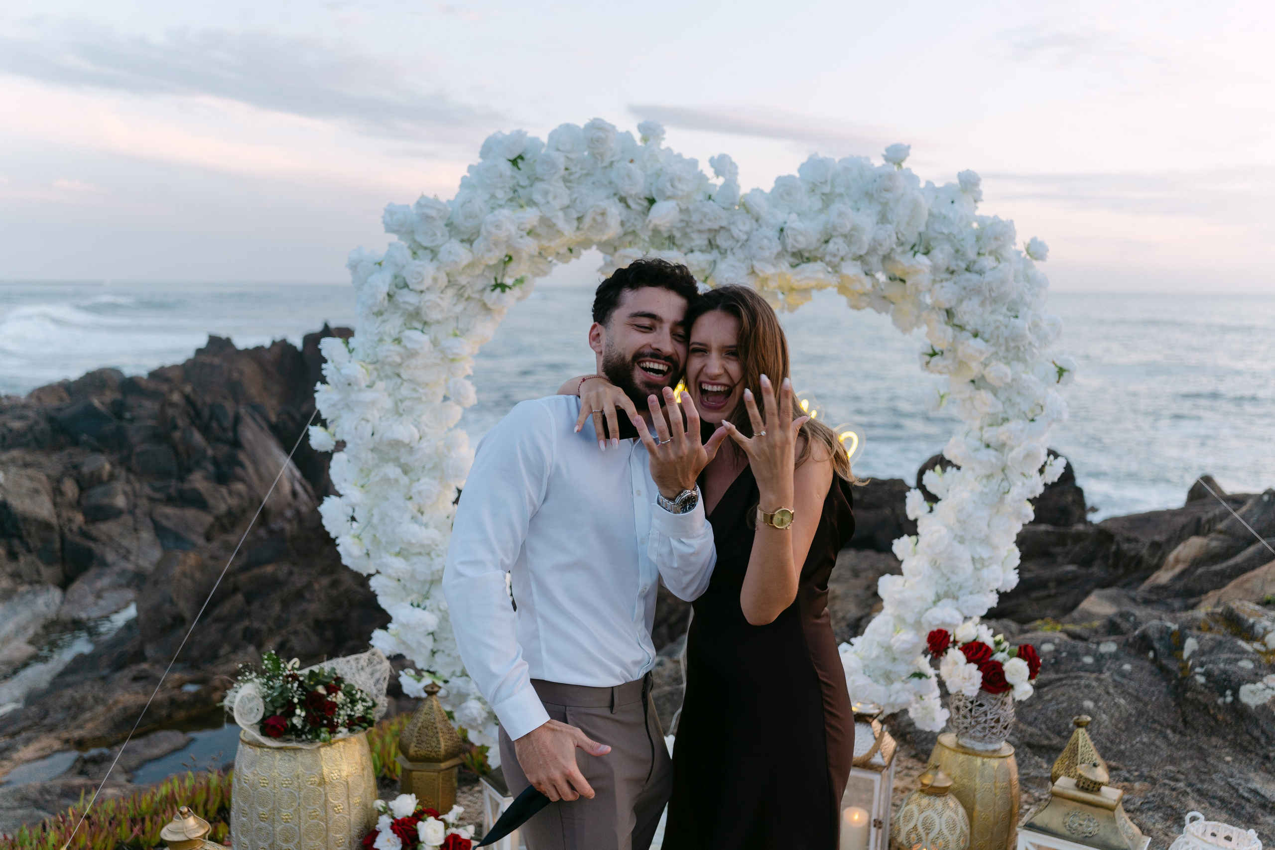 Wedding Proposal at the Beach. Davi Valente