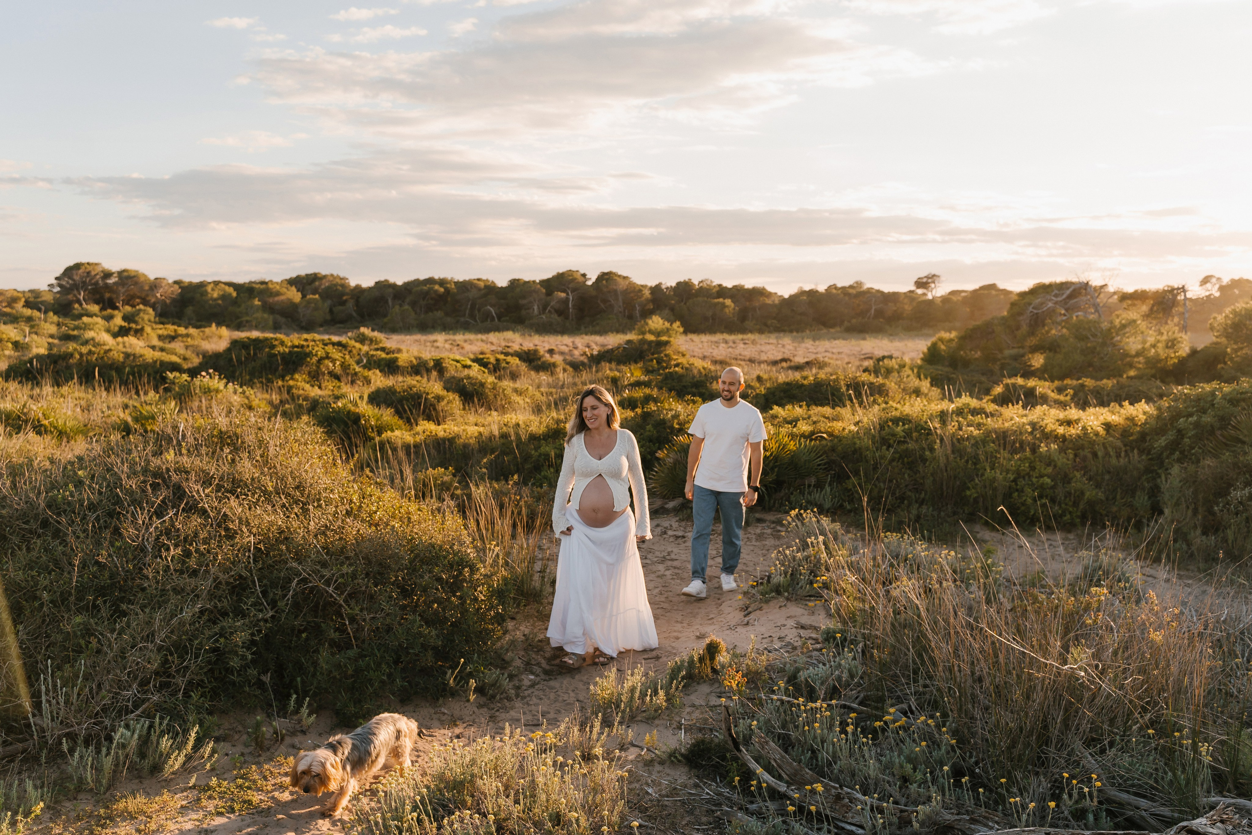 Pilar, Javi y perro Tonet. Фотограф в Валенсии, Испания Надежда Балаховская