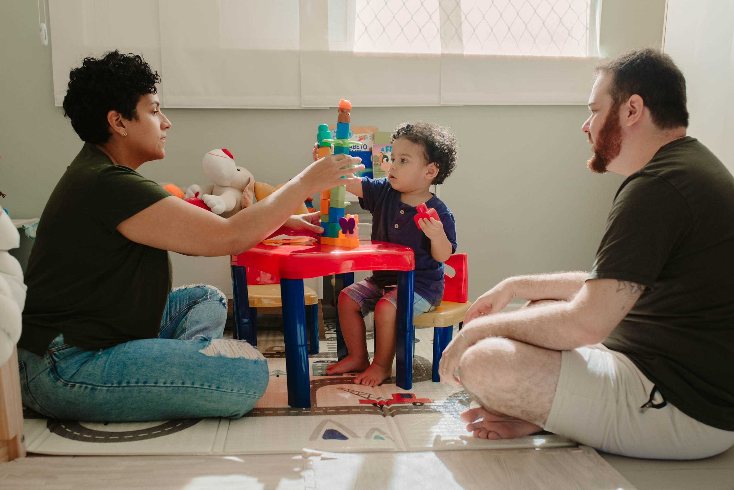 Uma tarde em família. Água Carmim Fotografia