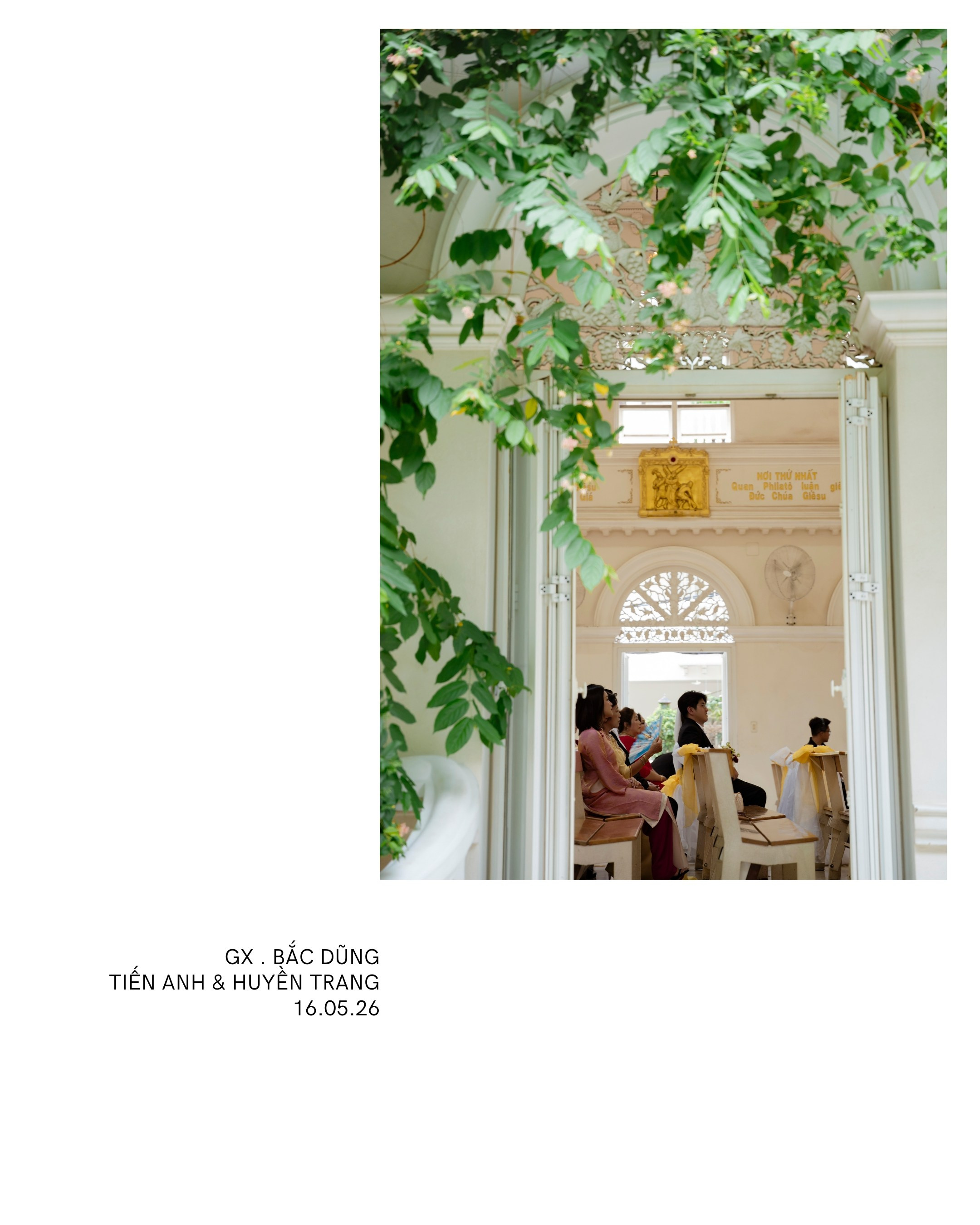 NHÀ THỜ — ANH & TRANG. WEDDING PHOTOGRAPHER IN VIETNAM