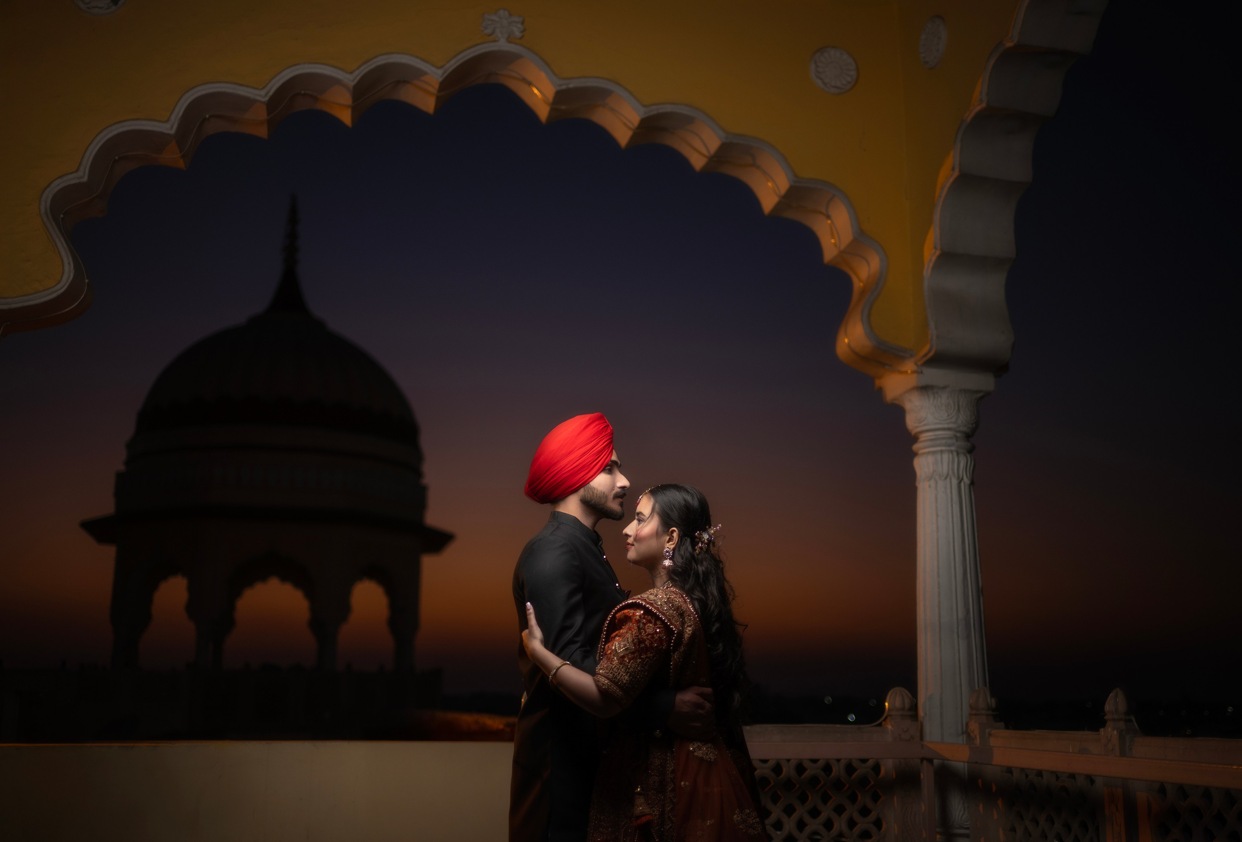 Varinder & Param at Noor Mahal. Studio Kunal Photography