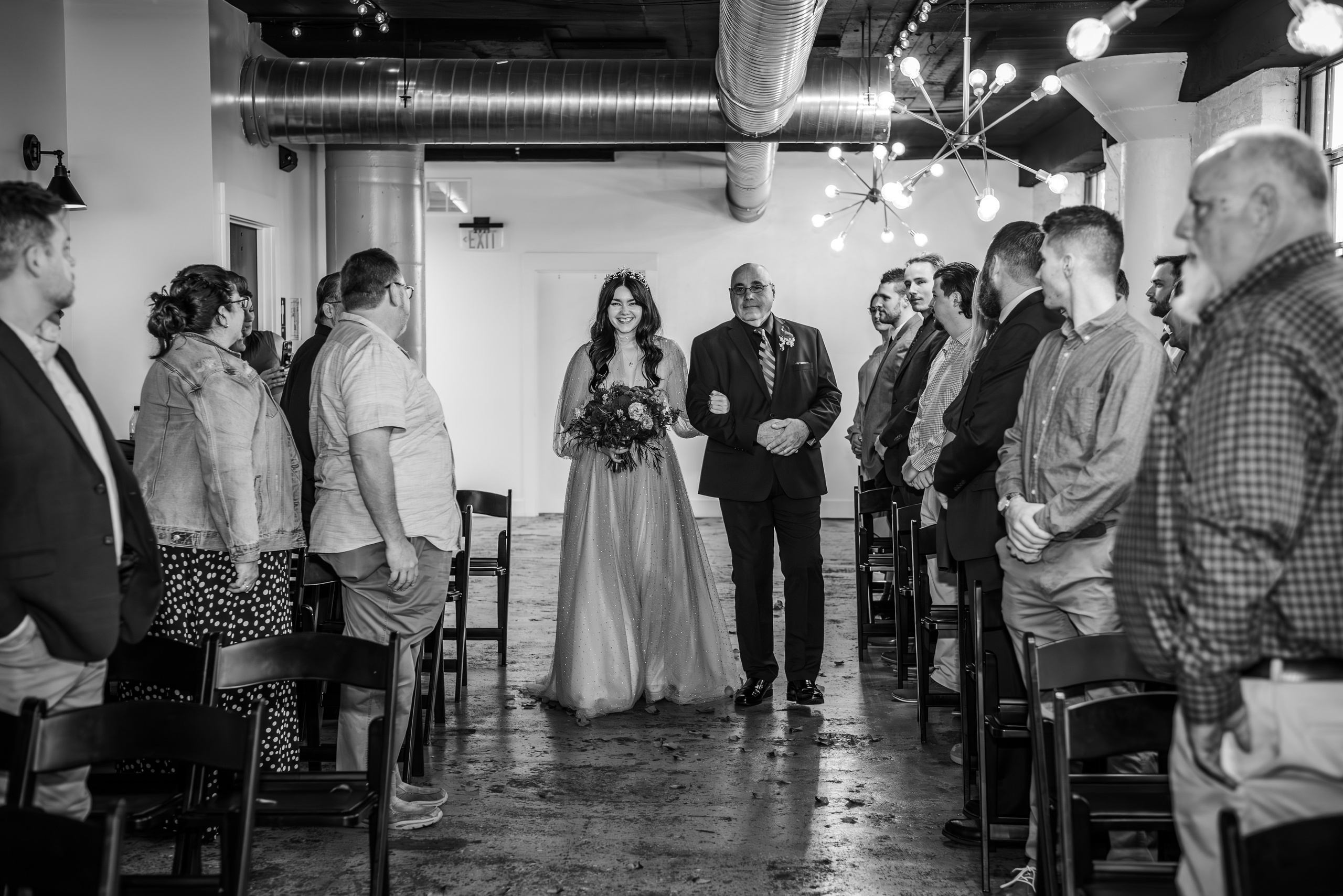 Bold & Dramatic Wedding at The Paper Mill on The Landing | Fort Wayne Wedding Photographer. Alexandria Danielle Photography | Fort Wayne & Indianapolis Wedding Photographer