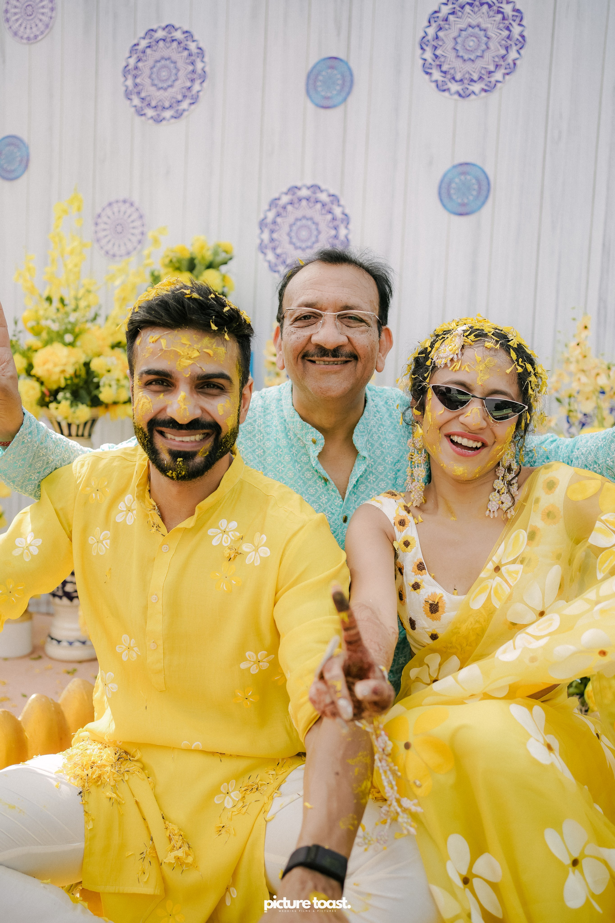 Haldi Hues Ft. Baebie & Goyal. Fine art Wedding Photographers in India & Canada
