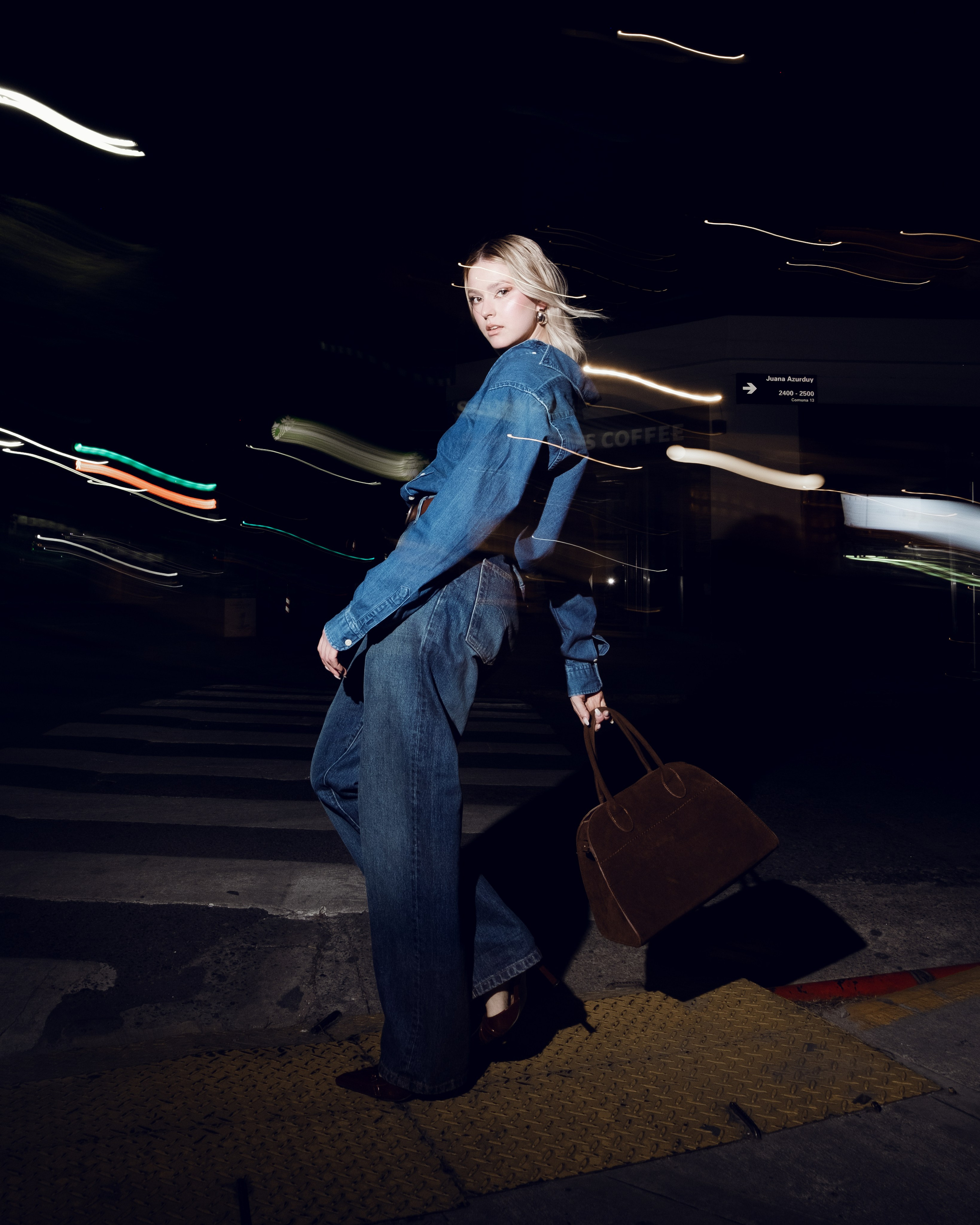 Denim night. Photographer Olga Tsoi