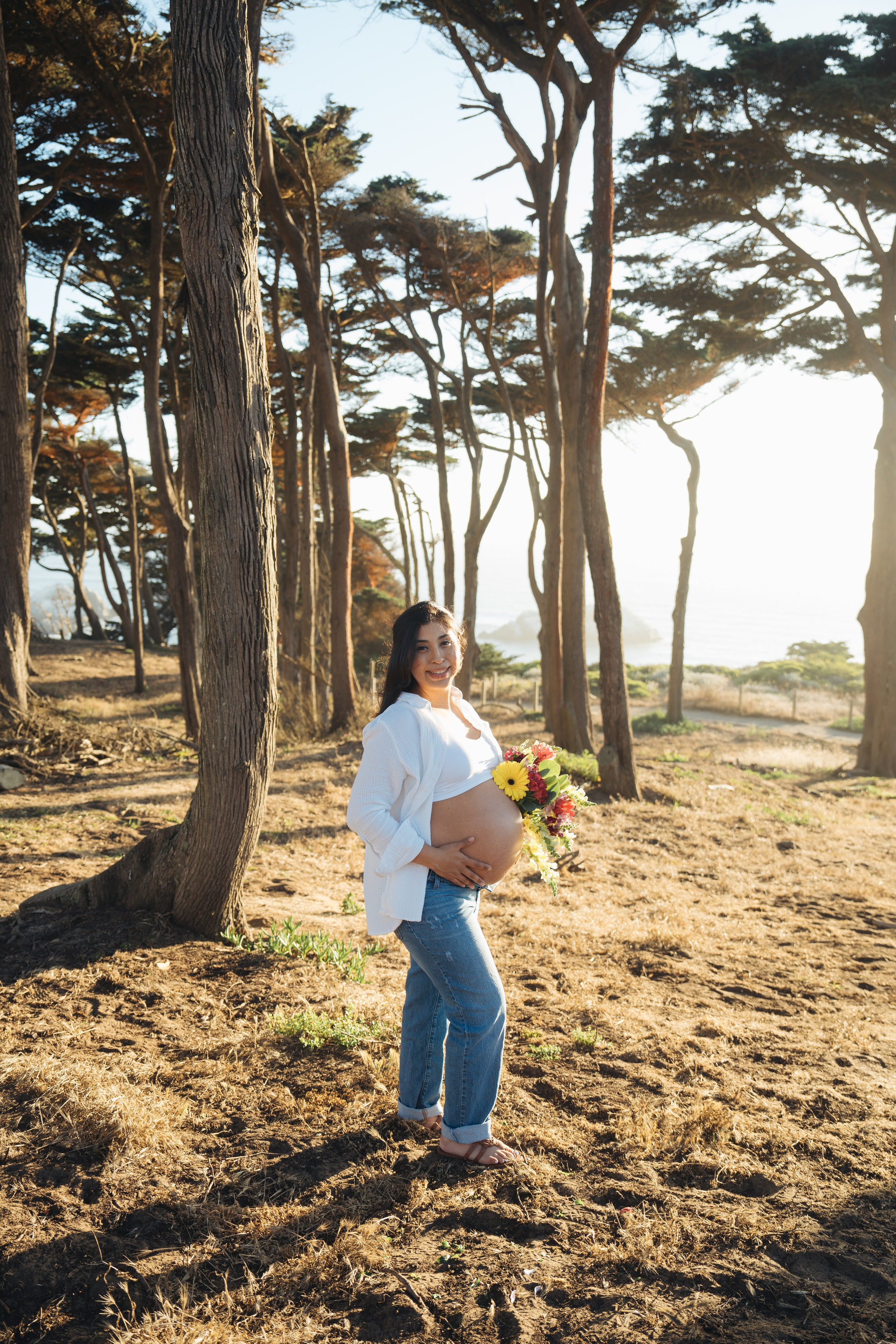 Deicy Maternity Session at Sutro Baths. Soulo Photography | San Francisco Bay Area Based Photographer