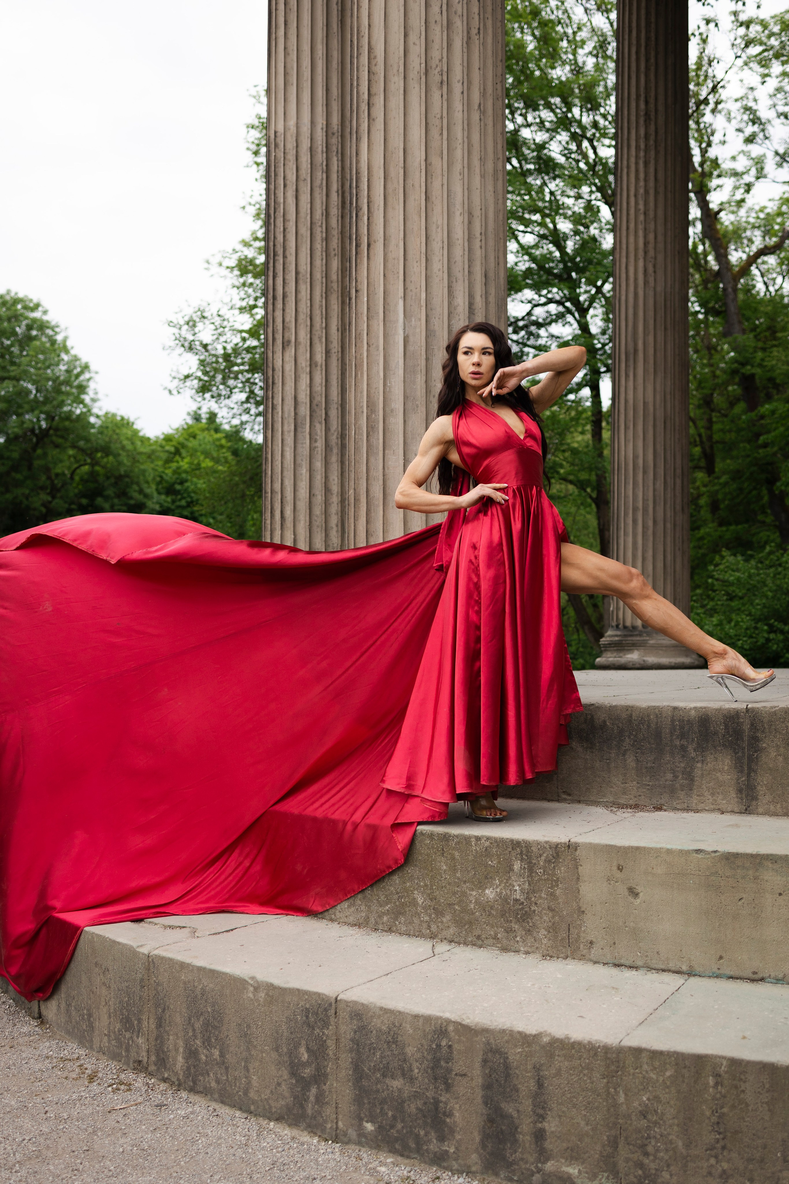 Long dresses shooting. Photographer in Munich