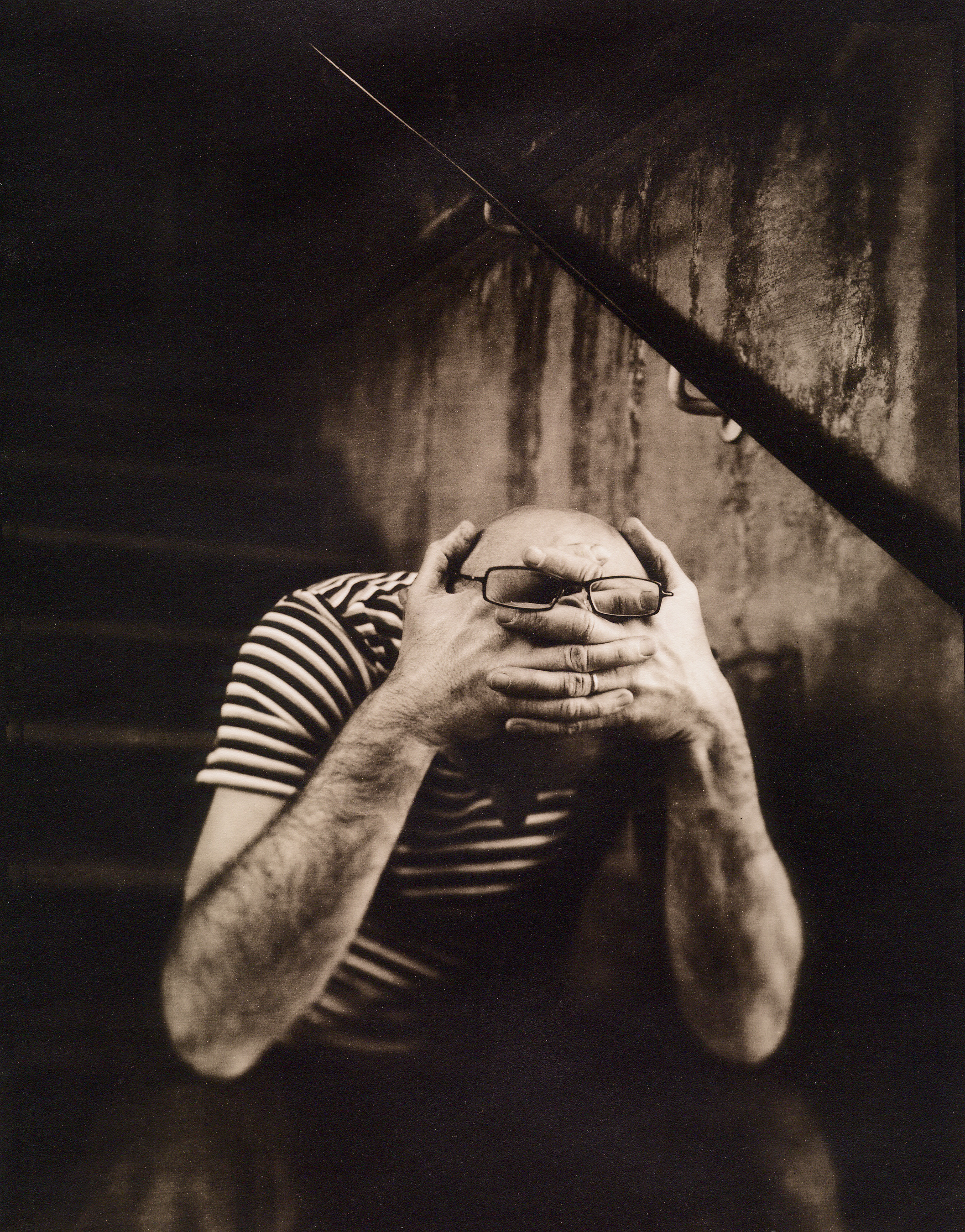 fine art portrait, large format, bw, 5x4