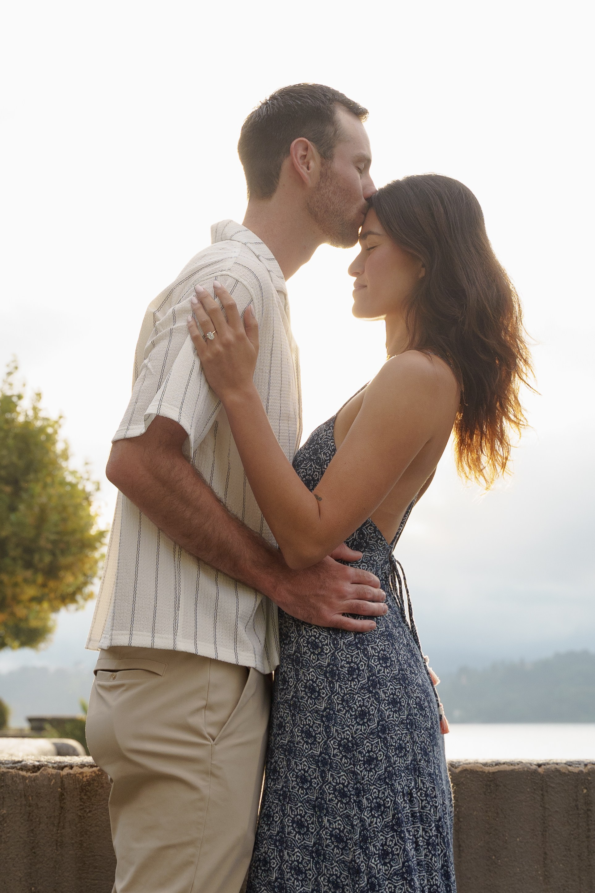 Sunrise Secret Proposal Lake Como. Proposal Photographer in Lake Como
