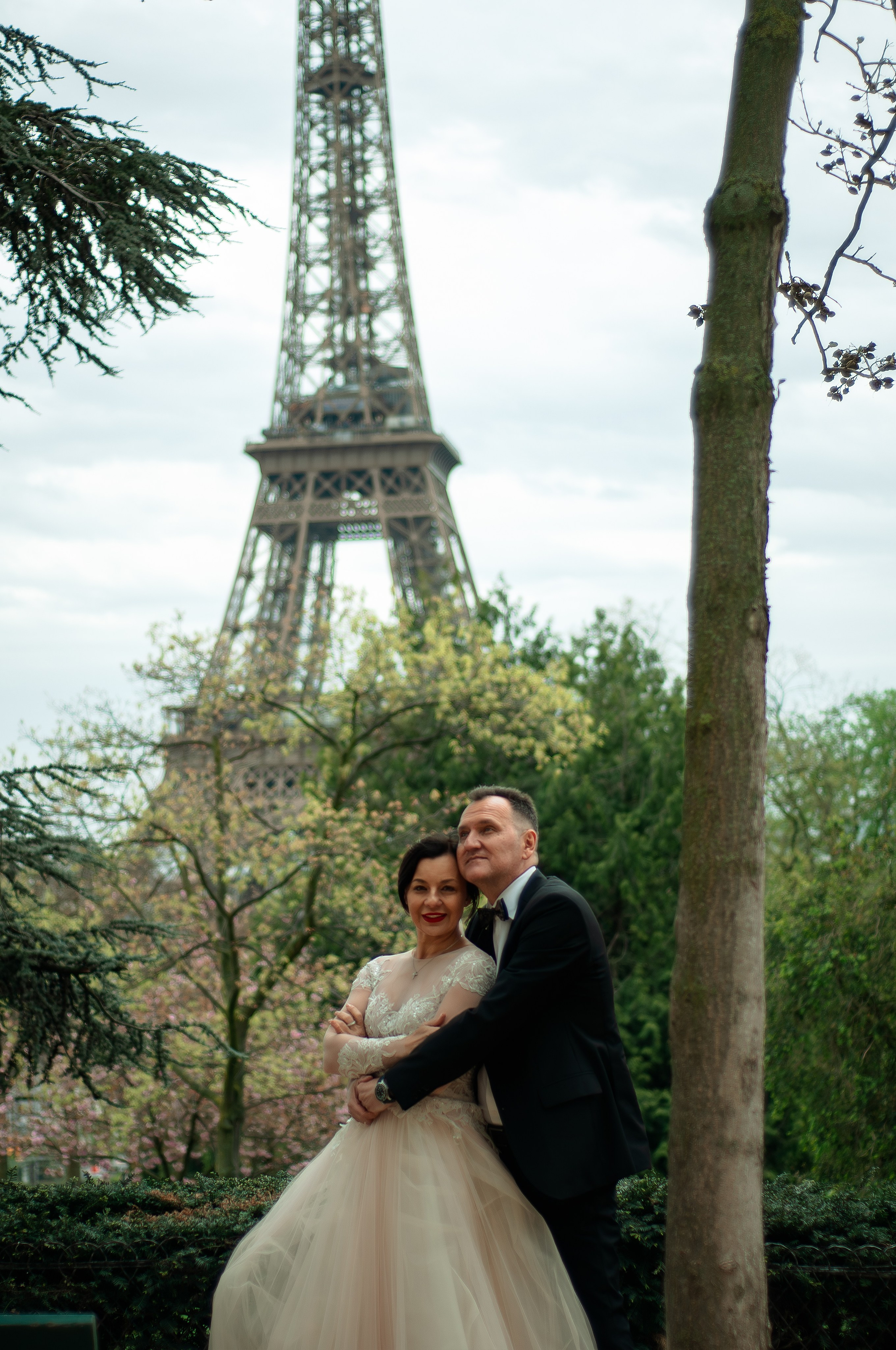 Wedding anniversary photoshoot. Paris photographer — Polina Osipova