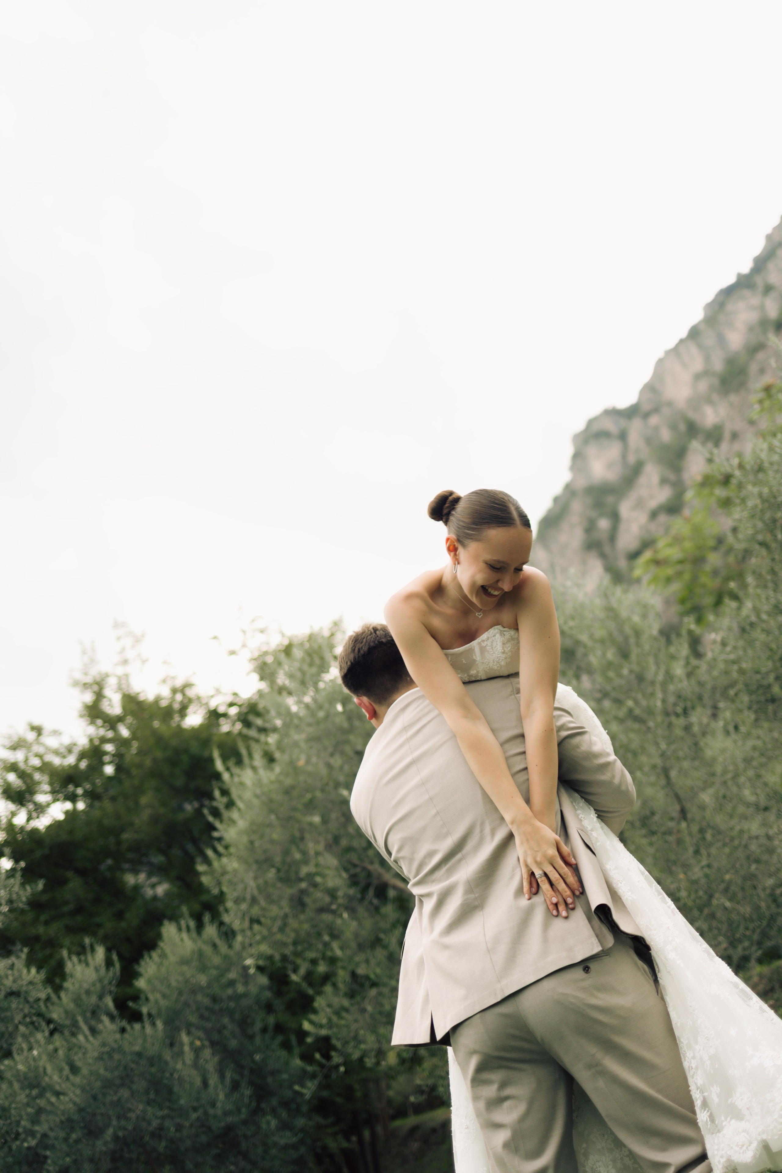 Couple portraits Lake Garda Italy