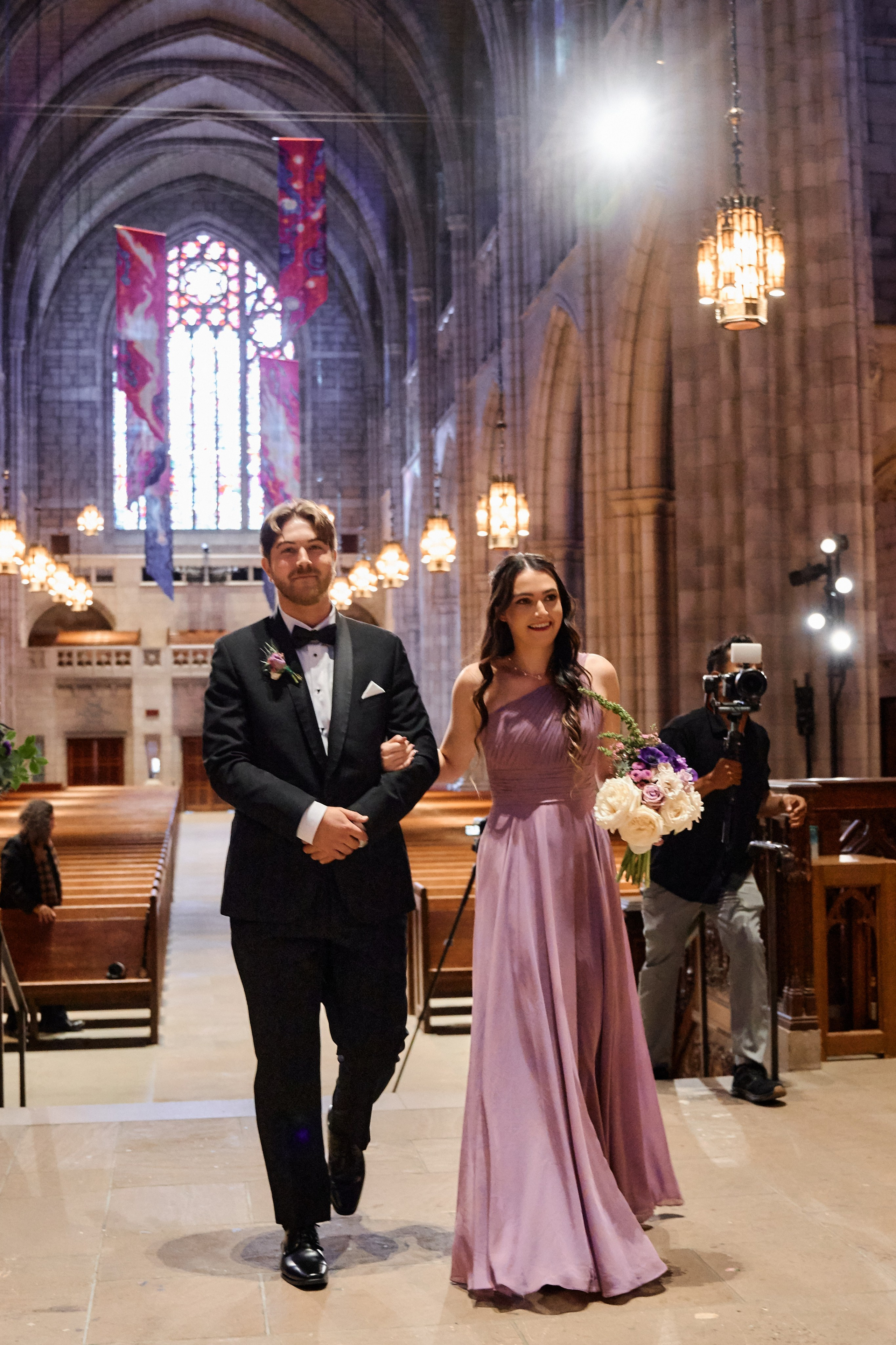 Elegant Wedding Ceremony at a Historic New York Cathedral | Timankov Photography. Professional Wedding and event photographer USA New York