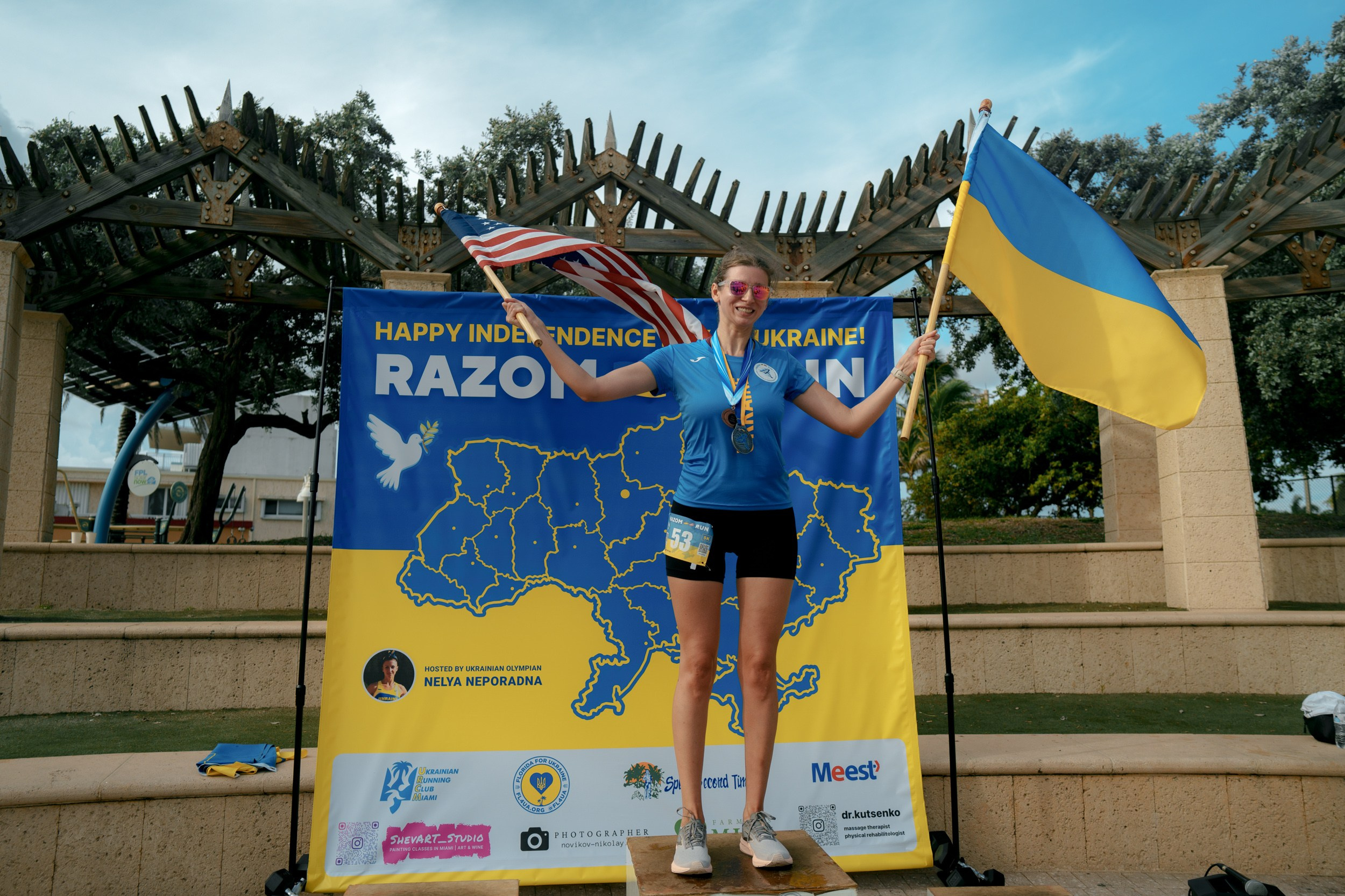 RAZOM RUN. ФОТОГРАФ ФЛОРИДА МАЙАМИ