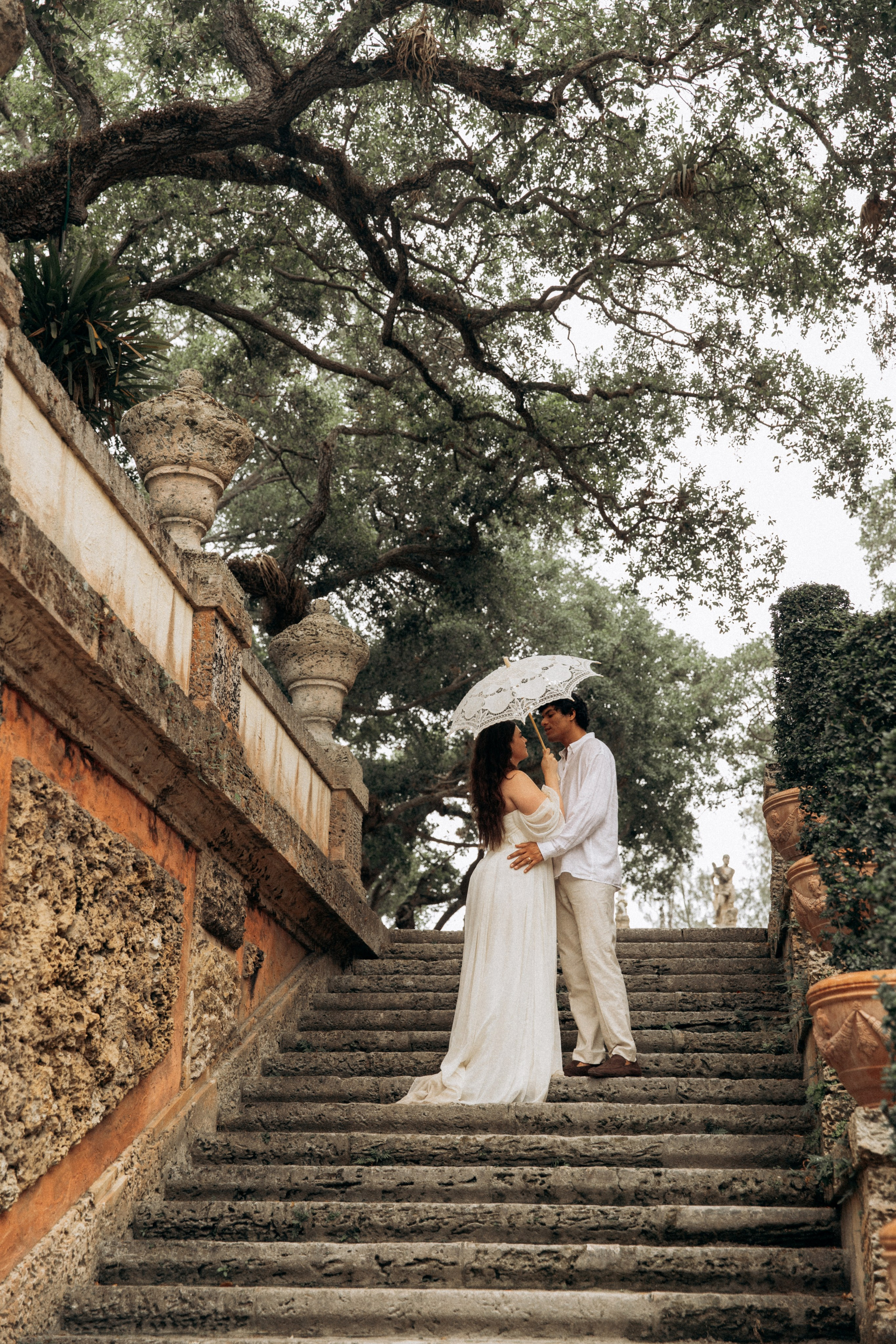 Lindsay & Kirk | Elopement at Vizcaya Museum & Gardens