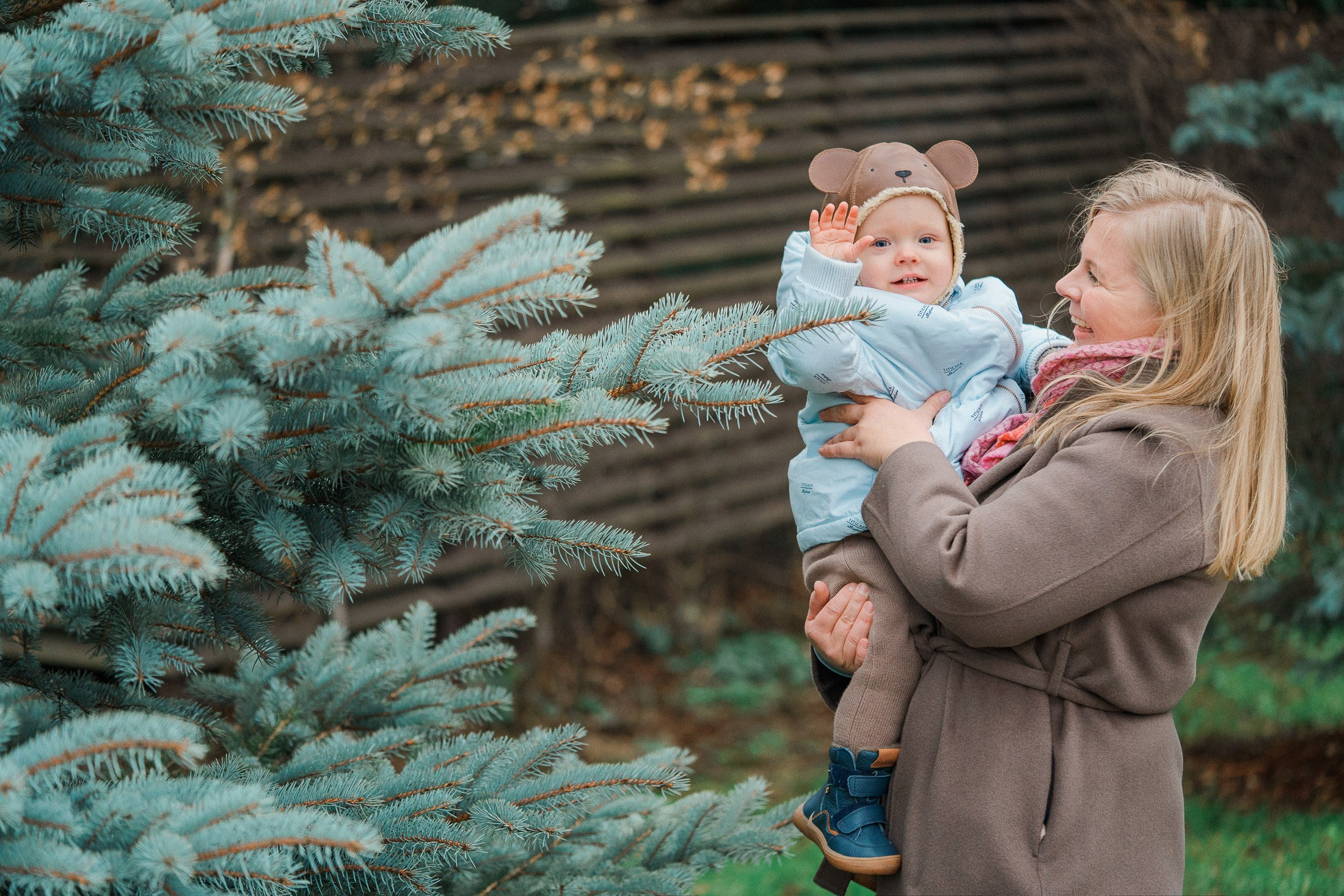 Joulukorttikuvaus miljöössä
