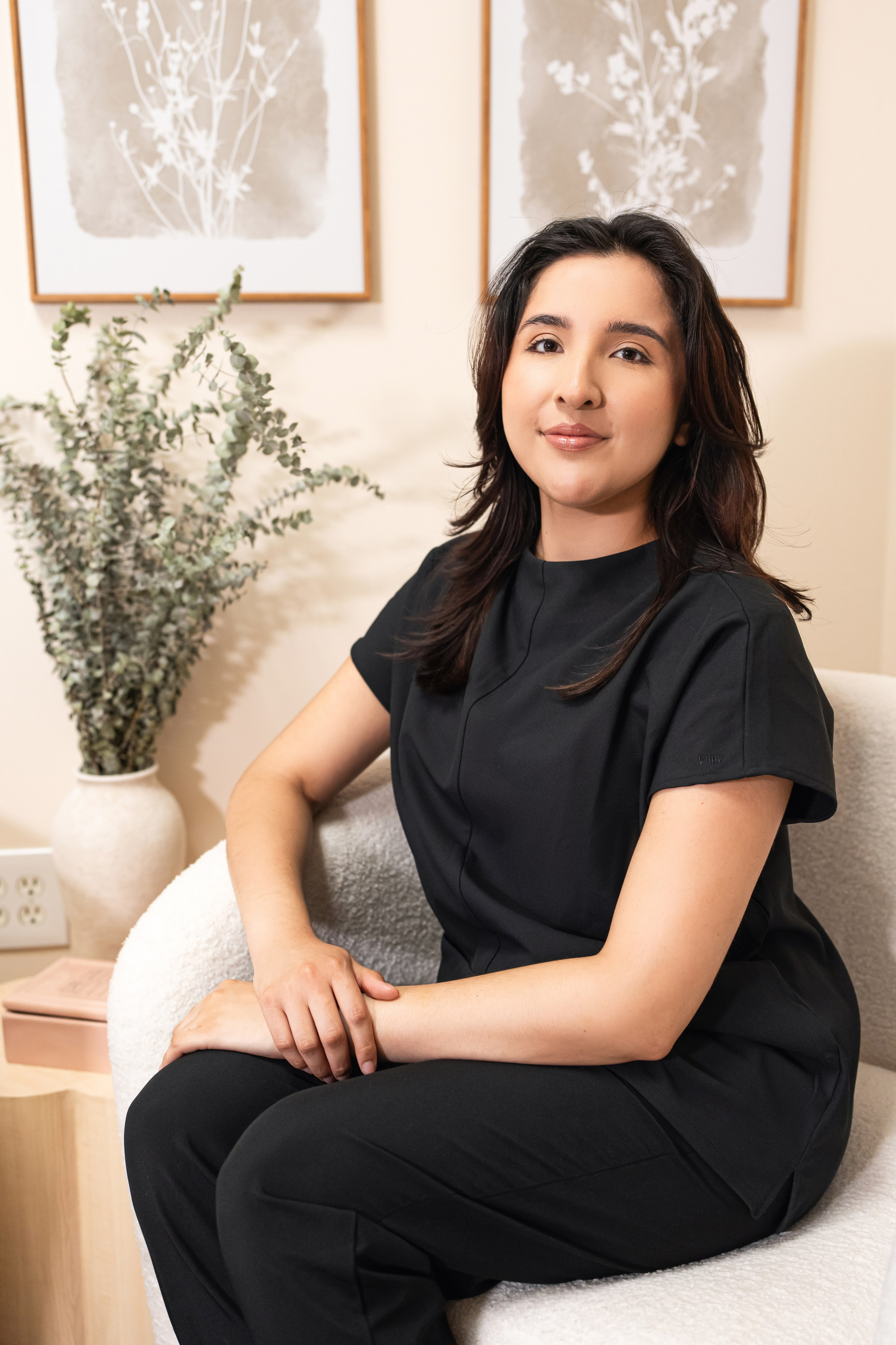 Esthetician social media content Los Angeles modern branding images