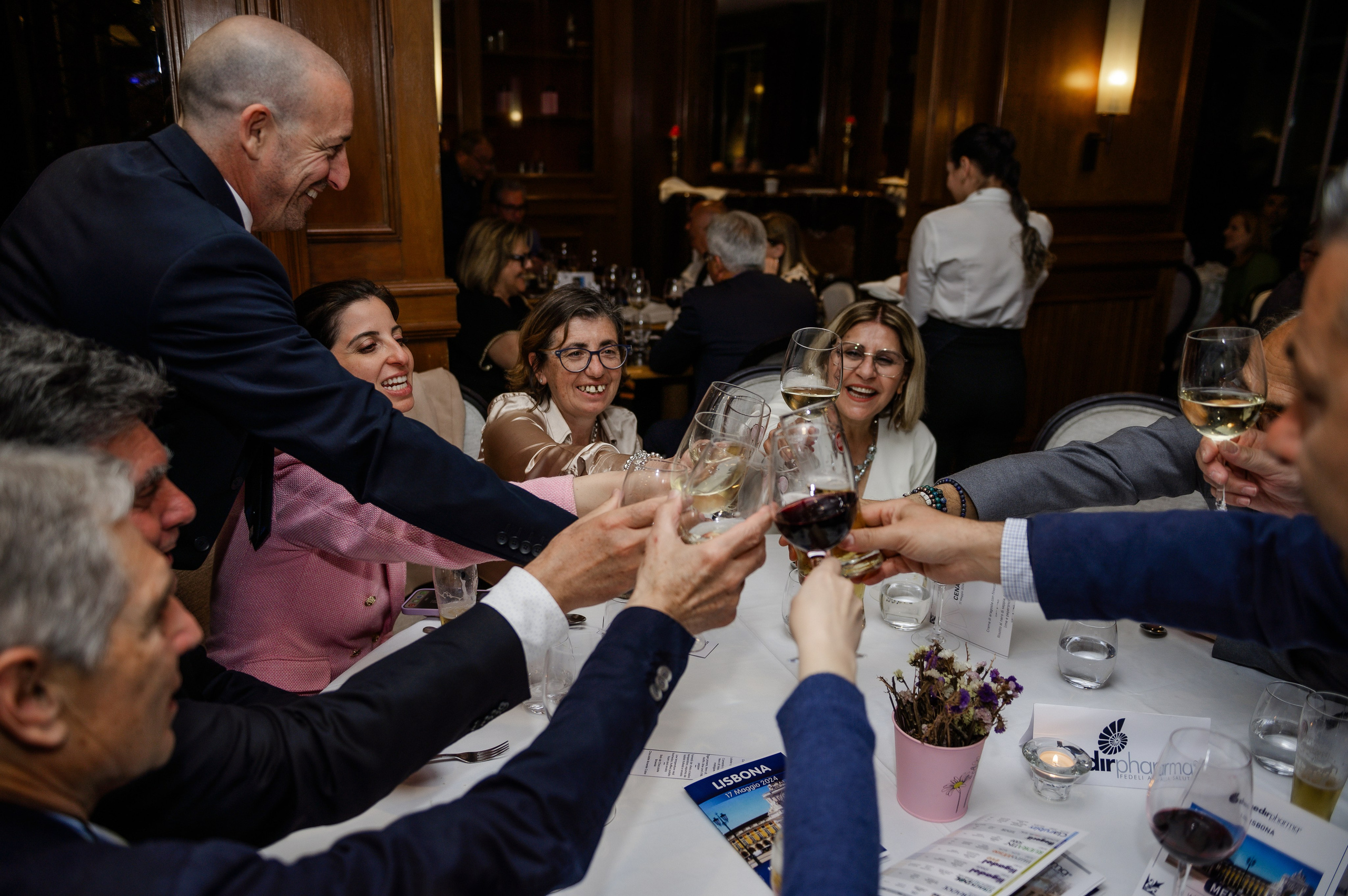 Corporate party at the restaurant — Pharma. Ваш фотограф в Лиссабоне — Анна Белова