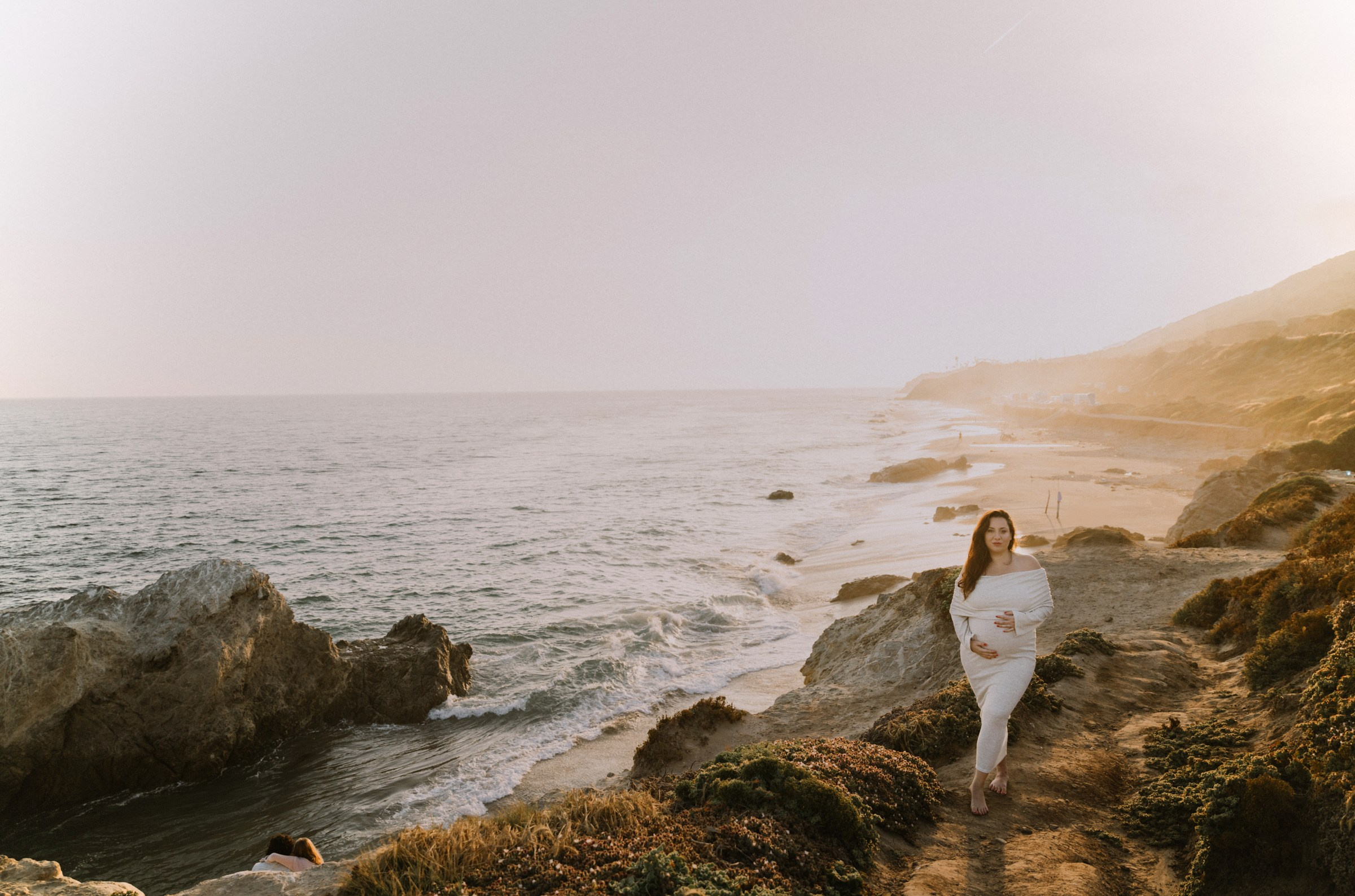Maternity Photoshoot at Leo Carrillo Beach, Malibu | Taya Frank. Southern California Family and Couple Photographer