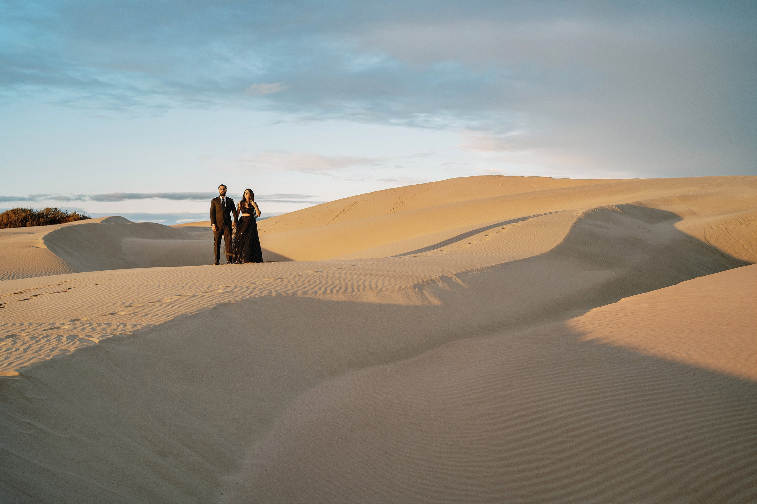 Elopement at Pismo Beach Sand Dunes, California. Wedding Photography & Videography Team in California, Los Angeles, San Francisco, San Diego and Travel