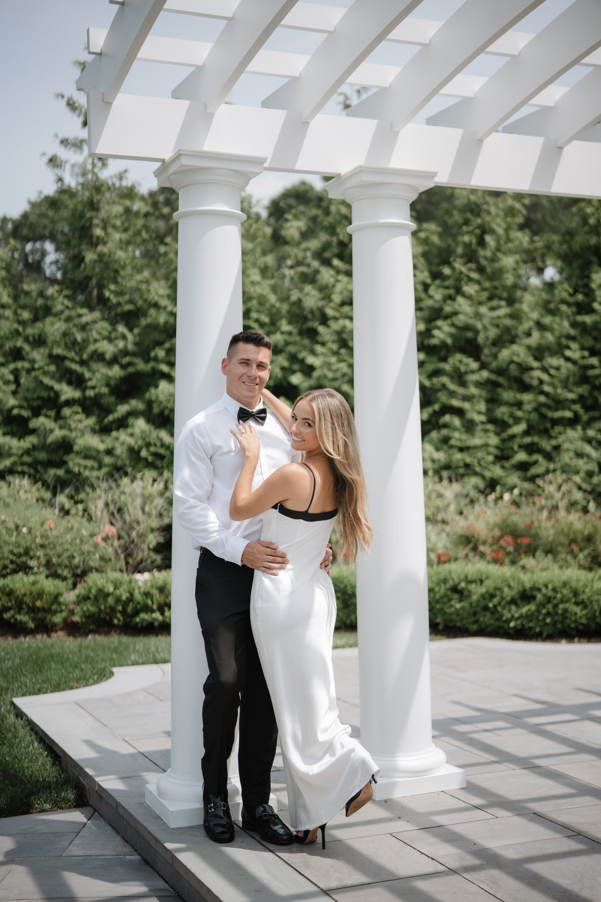 Engagement photo shoot at the hotel. Portrait and wedding photographer in New York