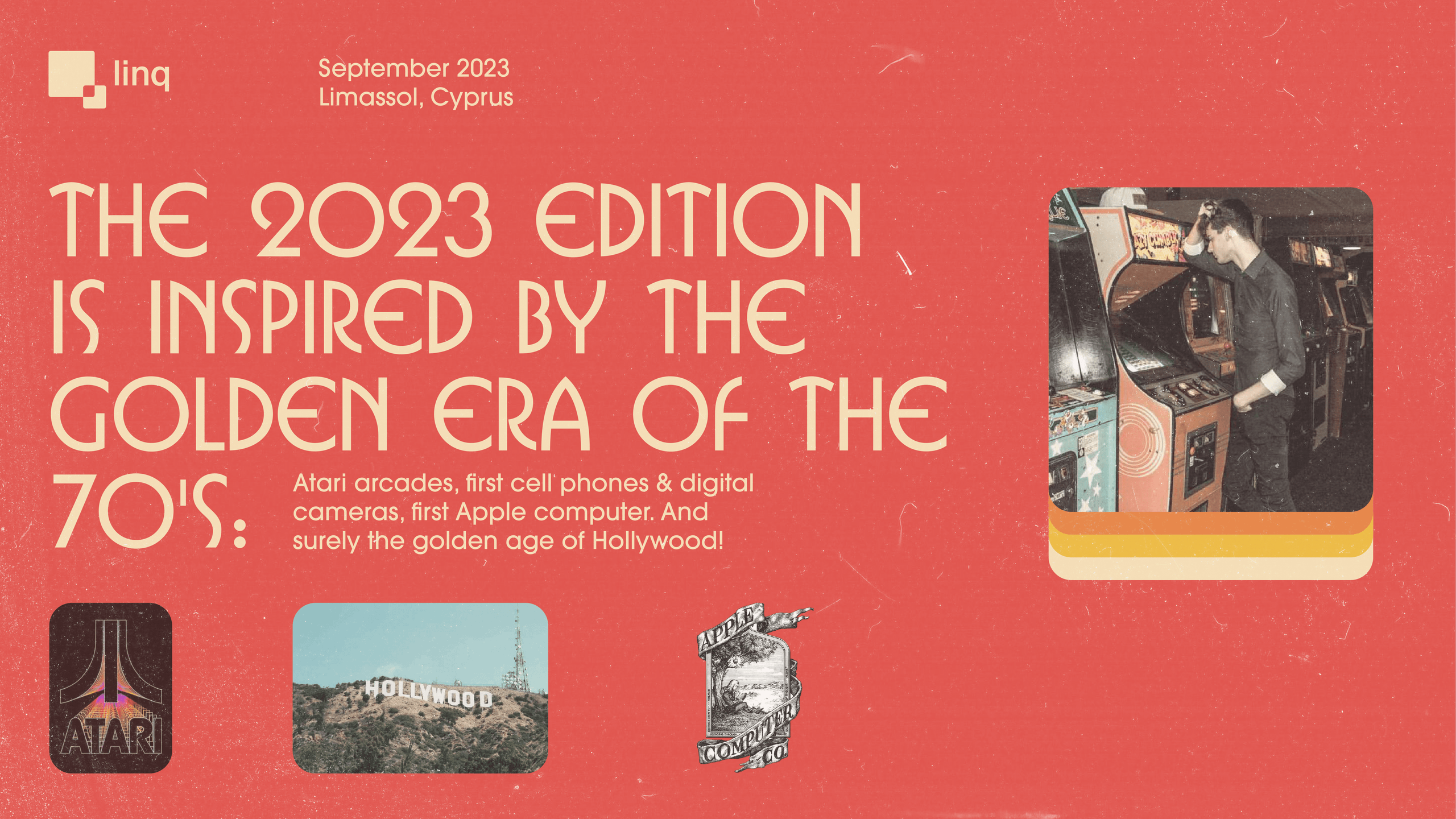 [Branding, Art Direction, Presentation Design] — IT Conference — linq. Tim Katerinko — Visual Storytelling for Brands, Culture & Events