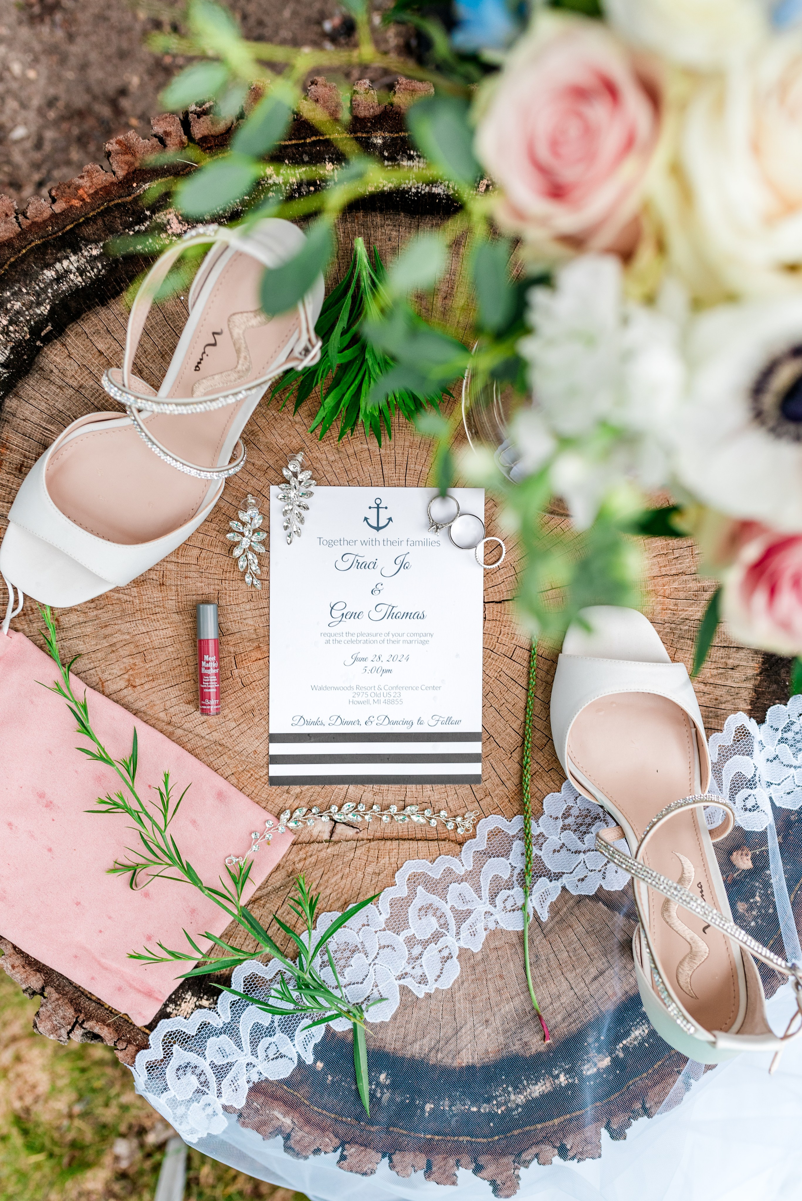 Classy Nautical Wedding at Waldenwoods Resort | Howell, MI Wedding Photographer. Alexandria Danielle Photography | Fort Wayne & Indianapolis Wedding Photographer