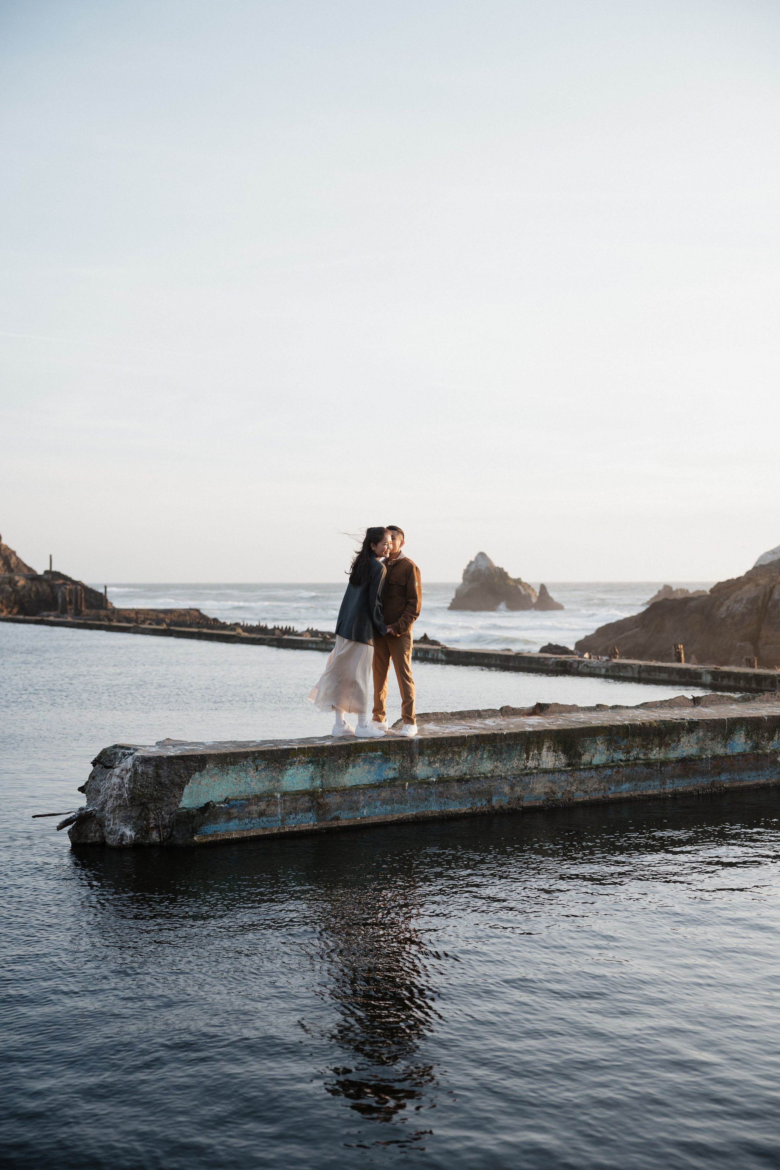 Golden Hour Magic at Sutro Baths. Soulo Photography | San Francisco Bay Area Based Photographer
