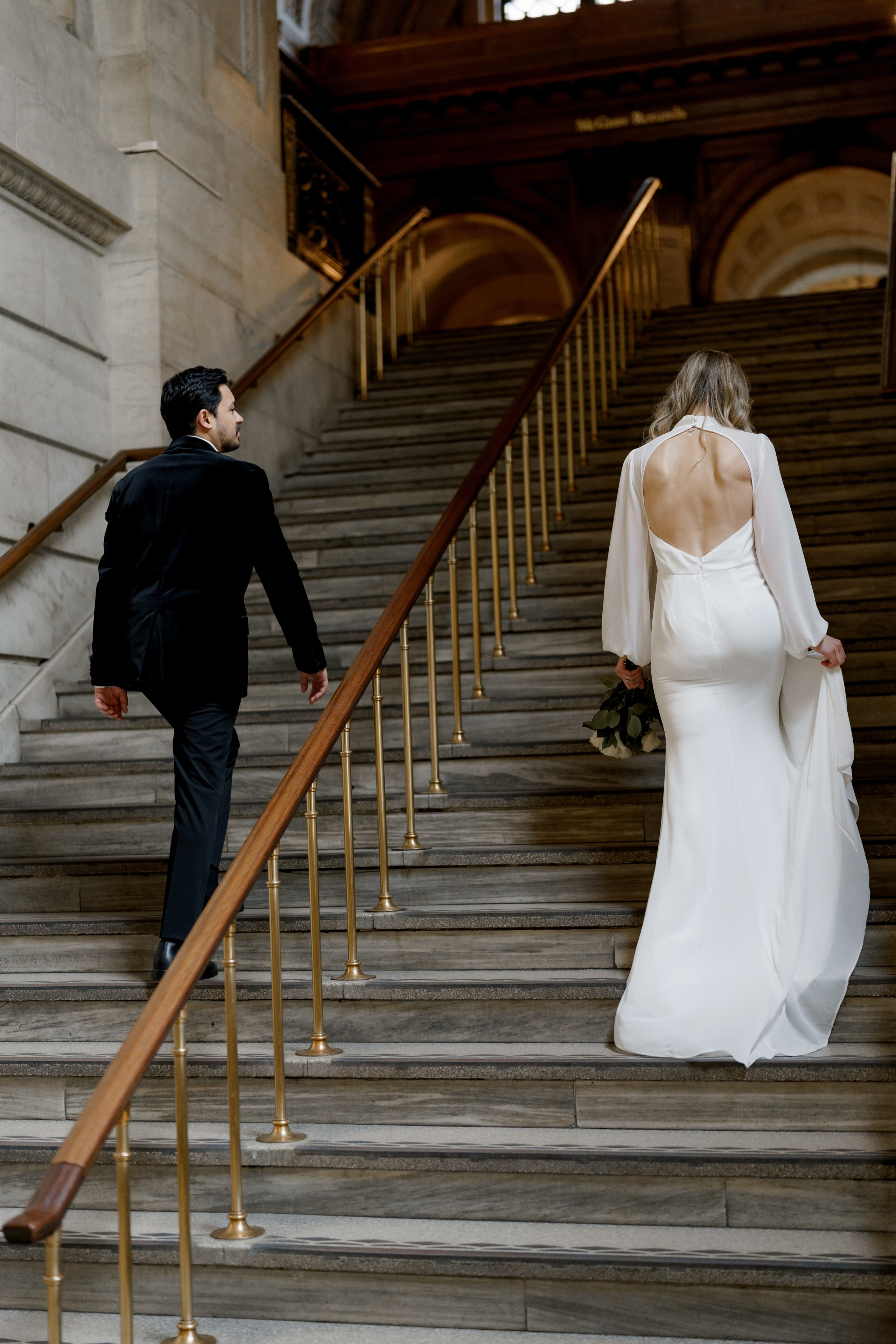 Caroline and Brendan’s Museum MET and Library Engagement Shoot. Wedding photographer and videographer New York | New Jersey