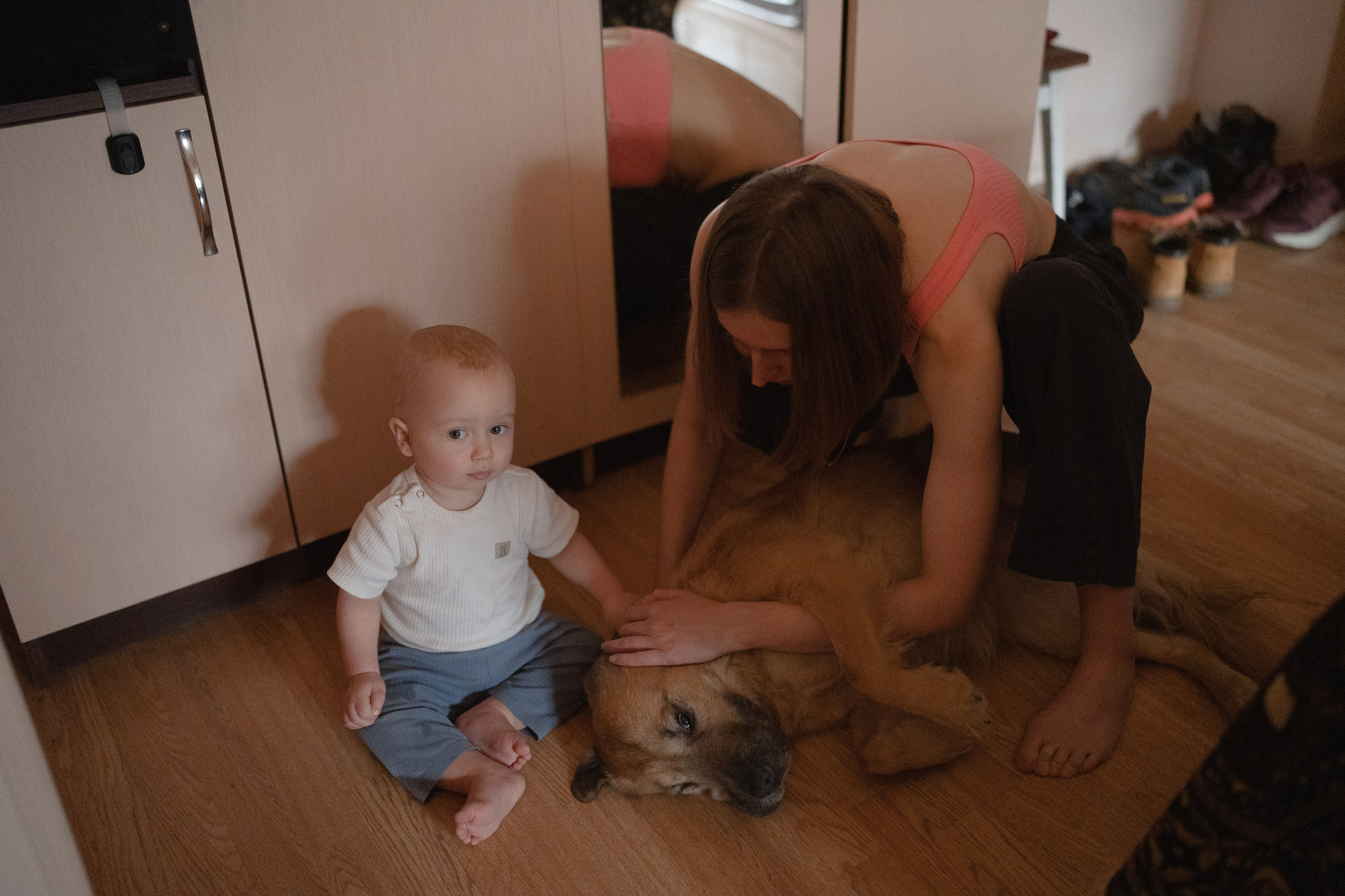 Alena, Vlad and their son Lev. Main