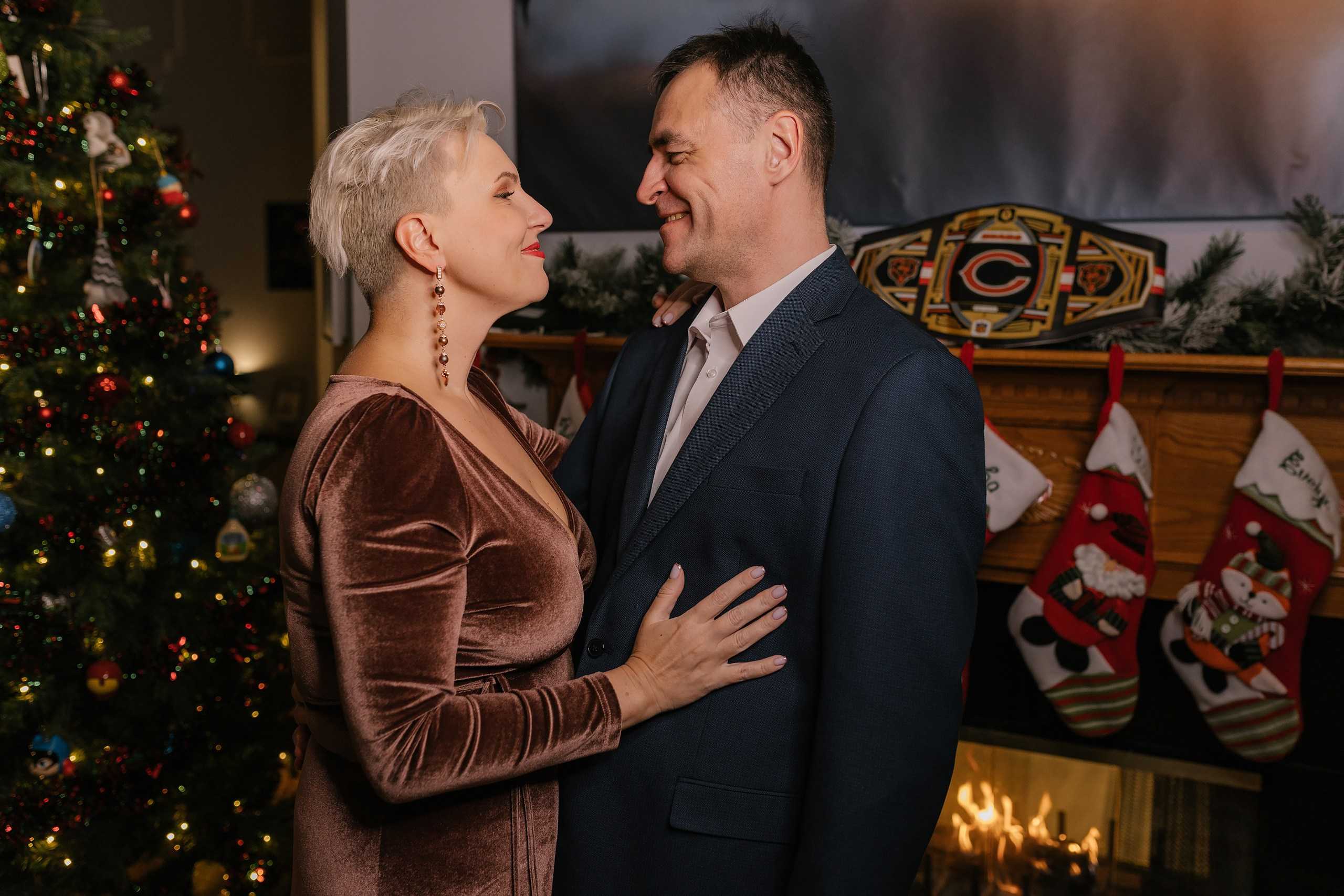 12.07.2025 Christmas Photoshoot. Wedding family event photographer in Chicago Nick Yushevich