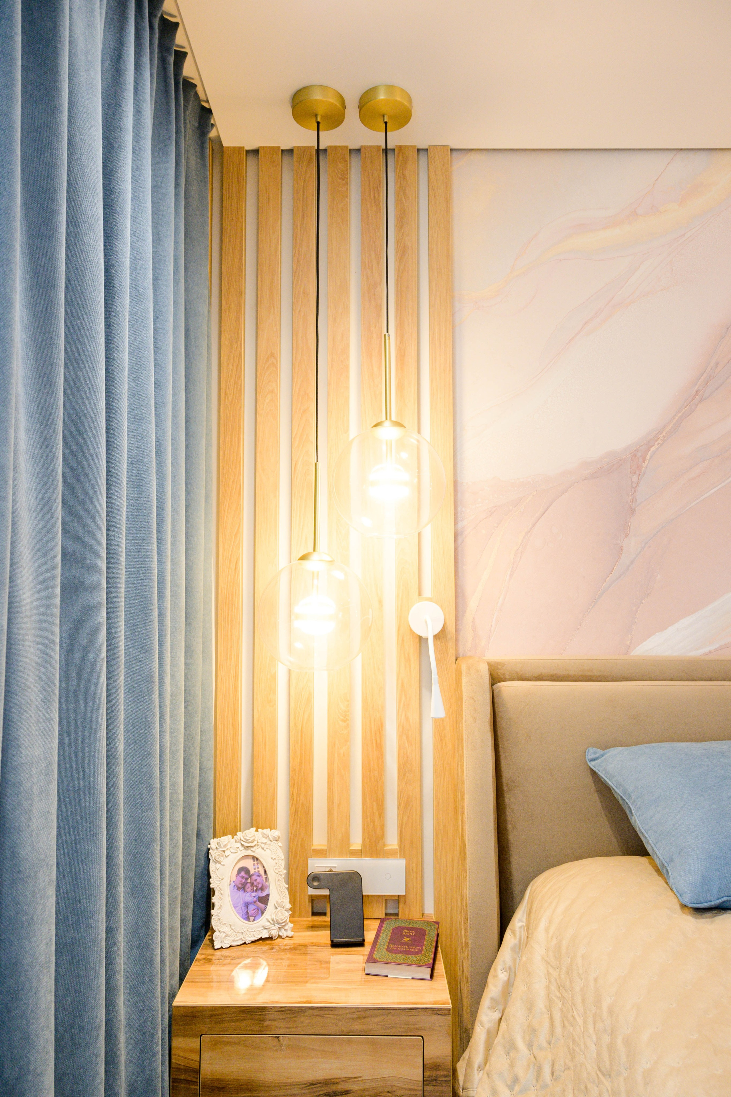 The apartment is in a modern style. Fotograf Dmitrii Donets