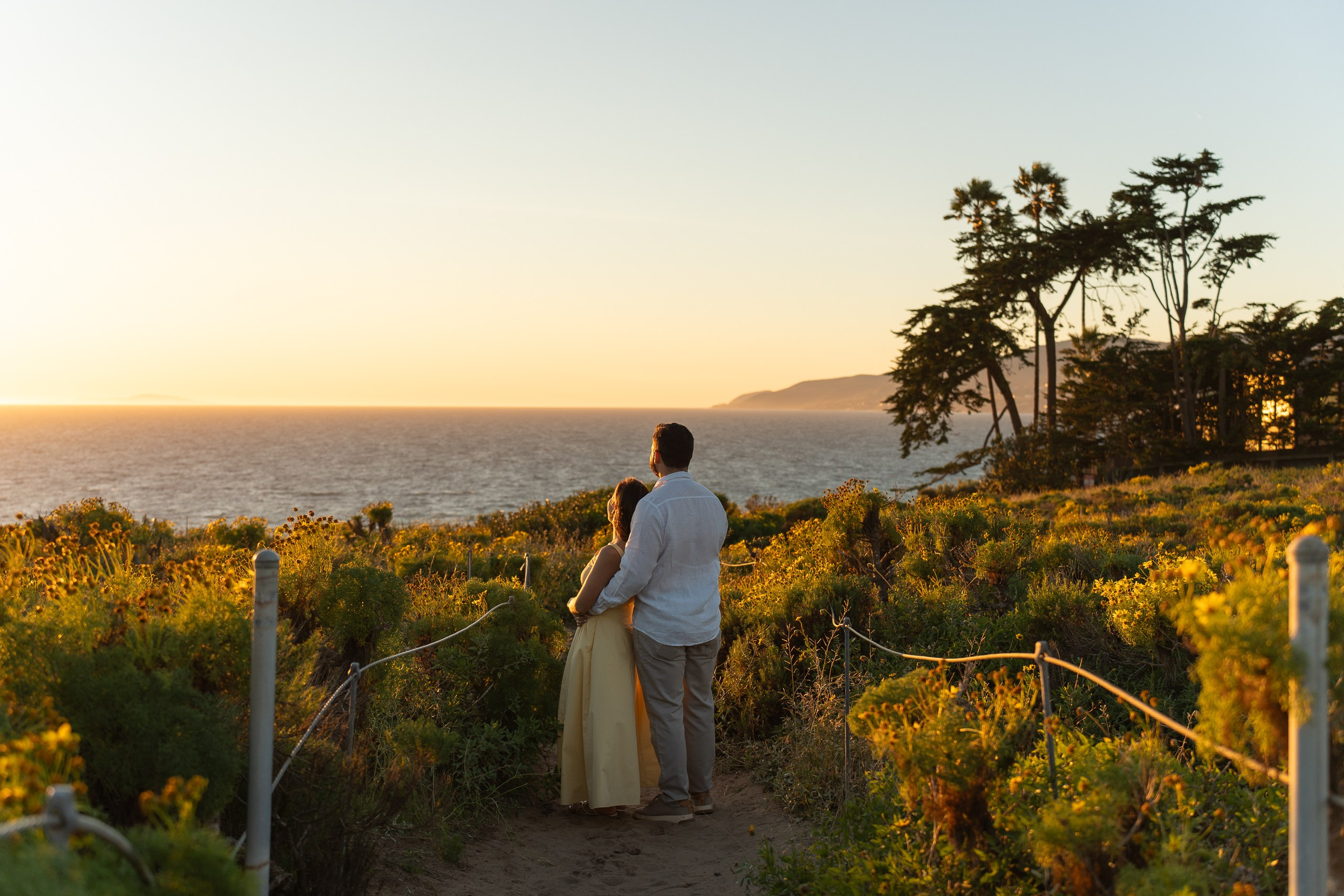 Point Dume Malibu Engagement Photography