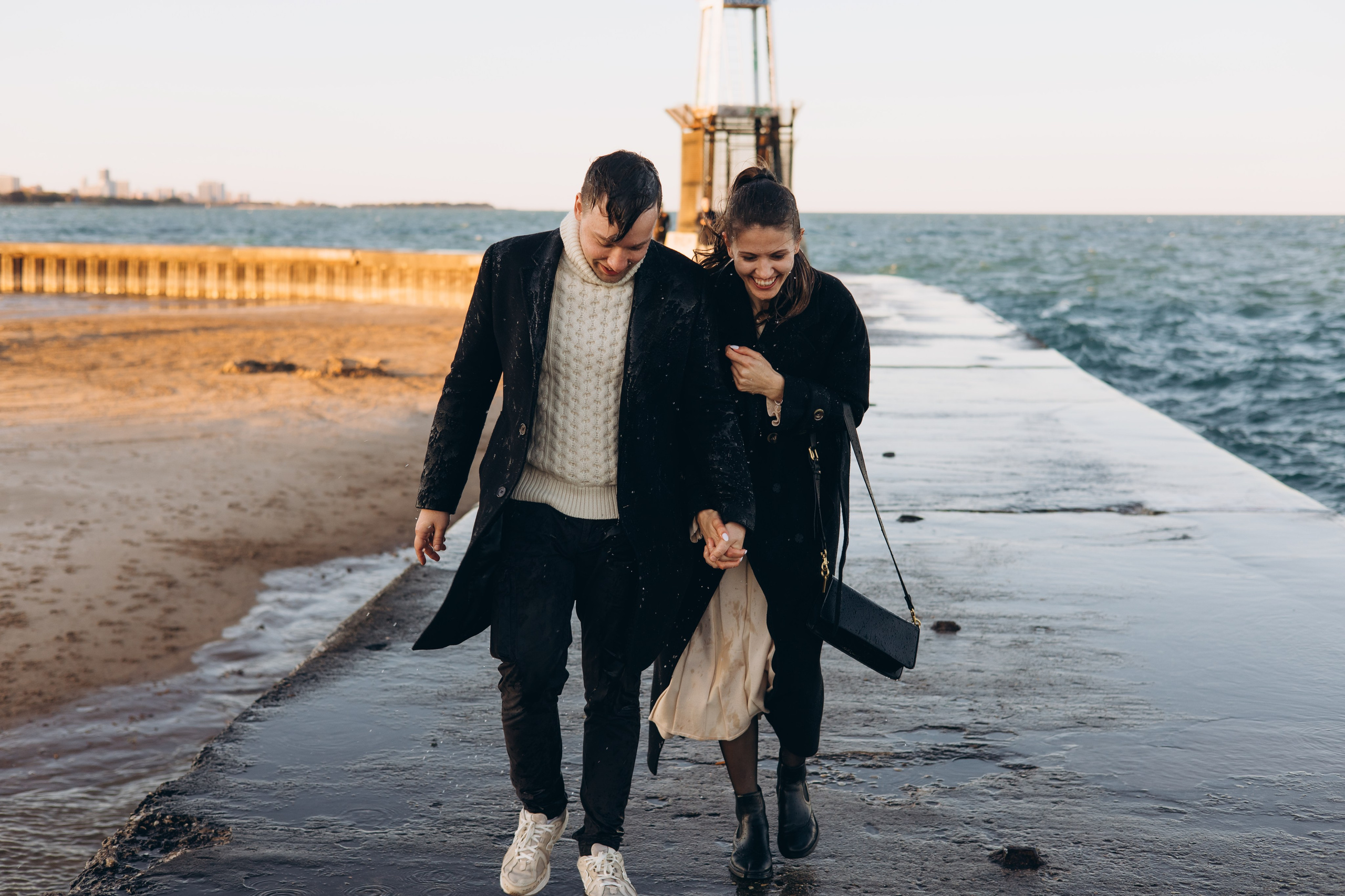 North Lake Shore Proposal — Chicago Photographer — Margarita Chudinova