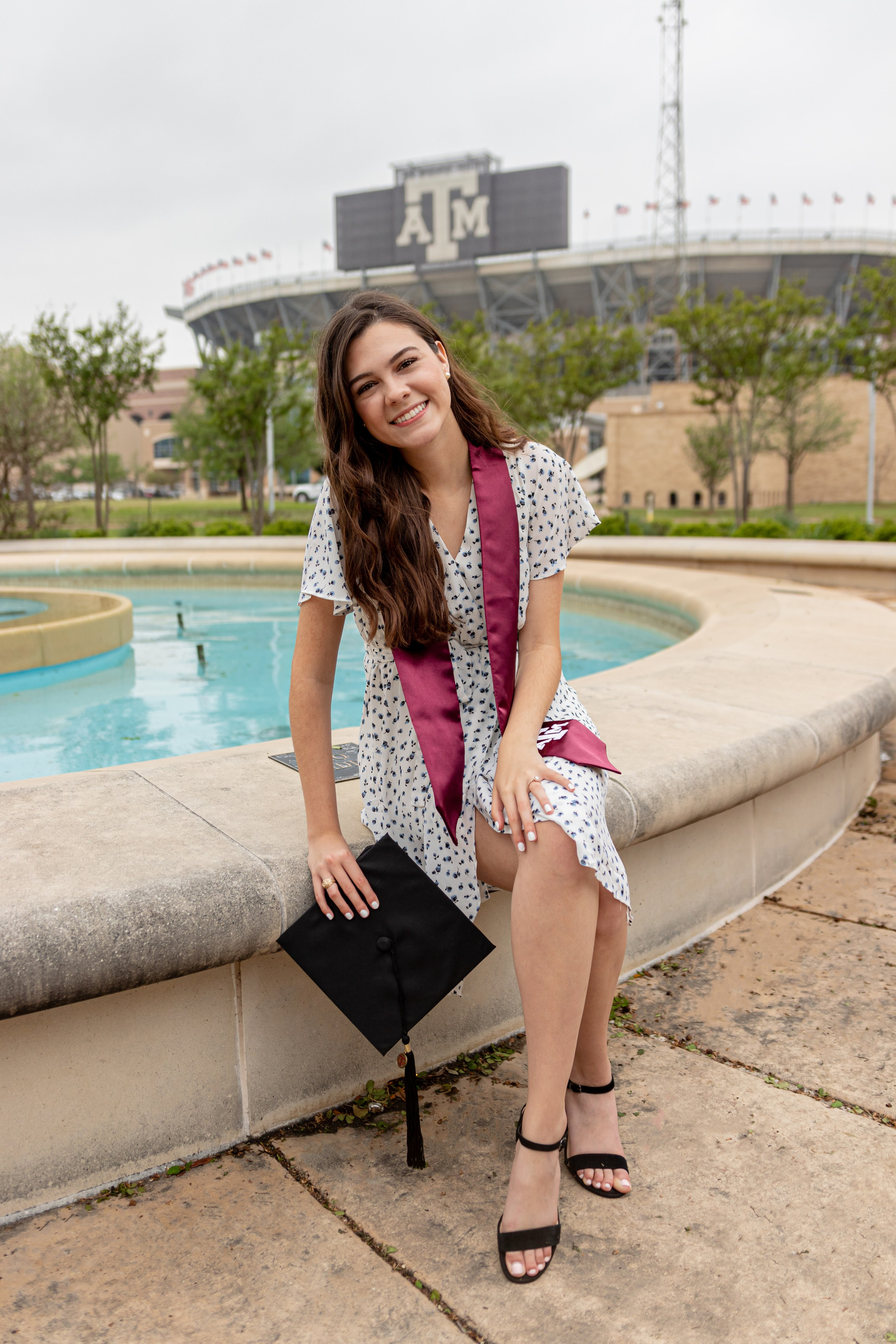 Lauren’s graduation photoshoot at Texas A&M University