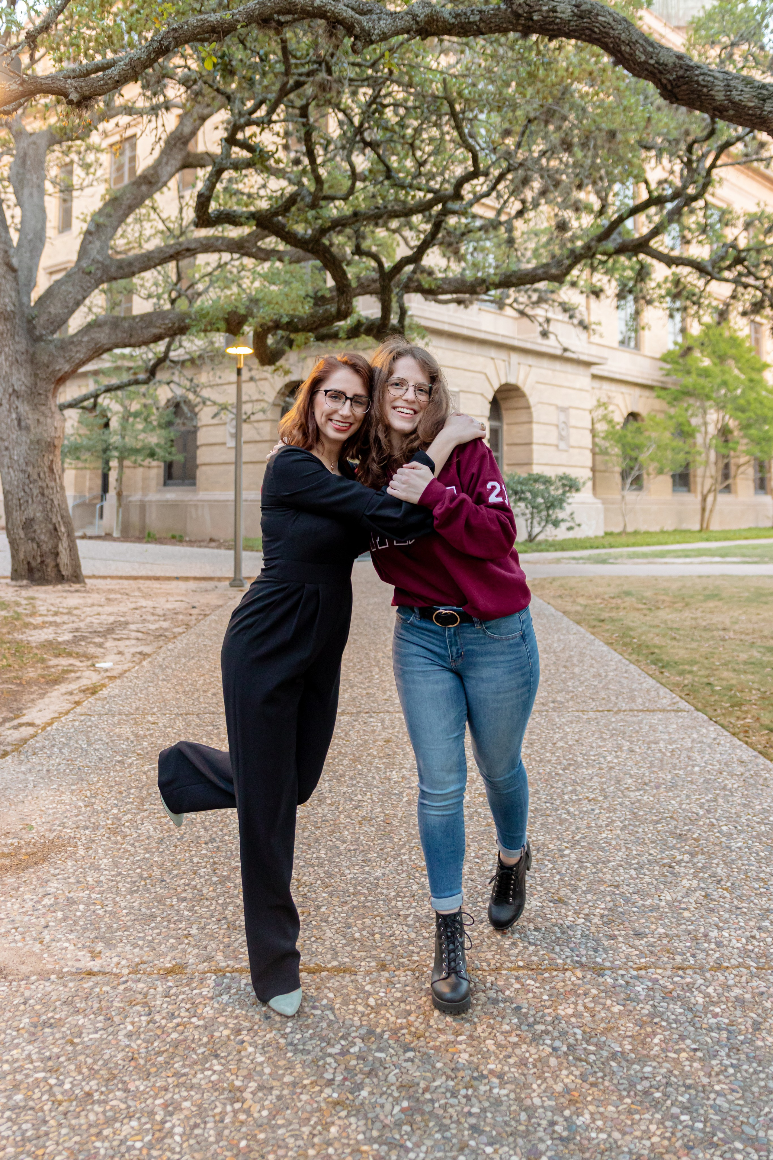 Miranda’s graduation photoshoot at Texas A&M University