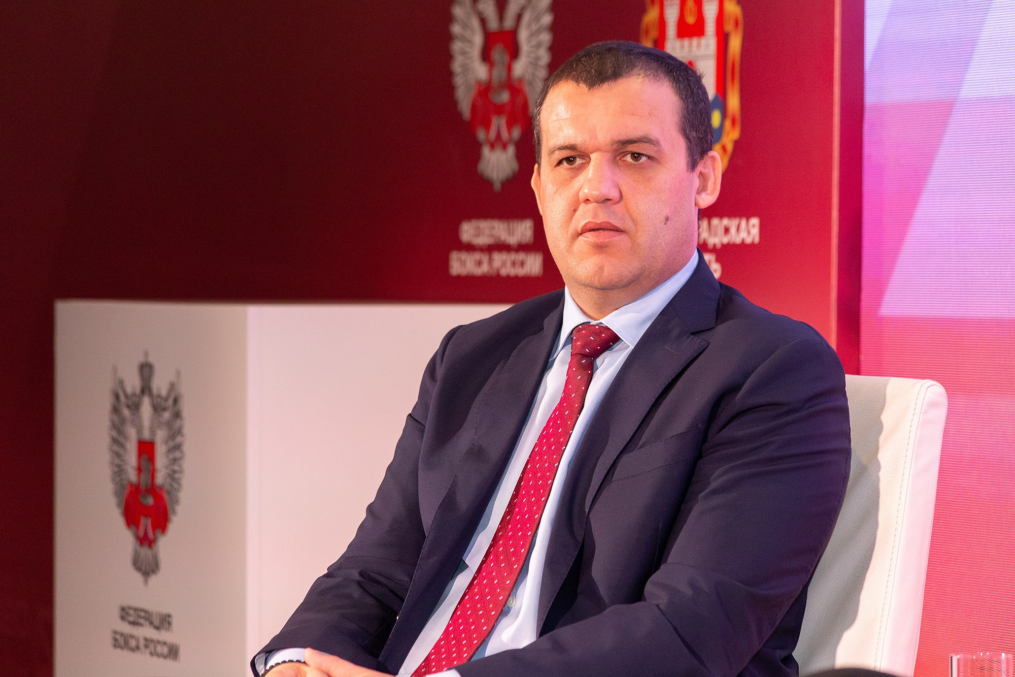 Zweites Allrussisches Boxforum. Fotofrafin in Deutschland