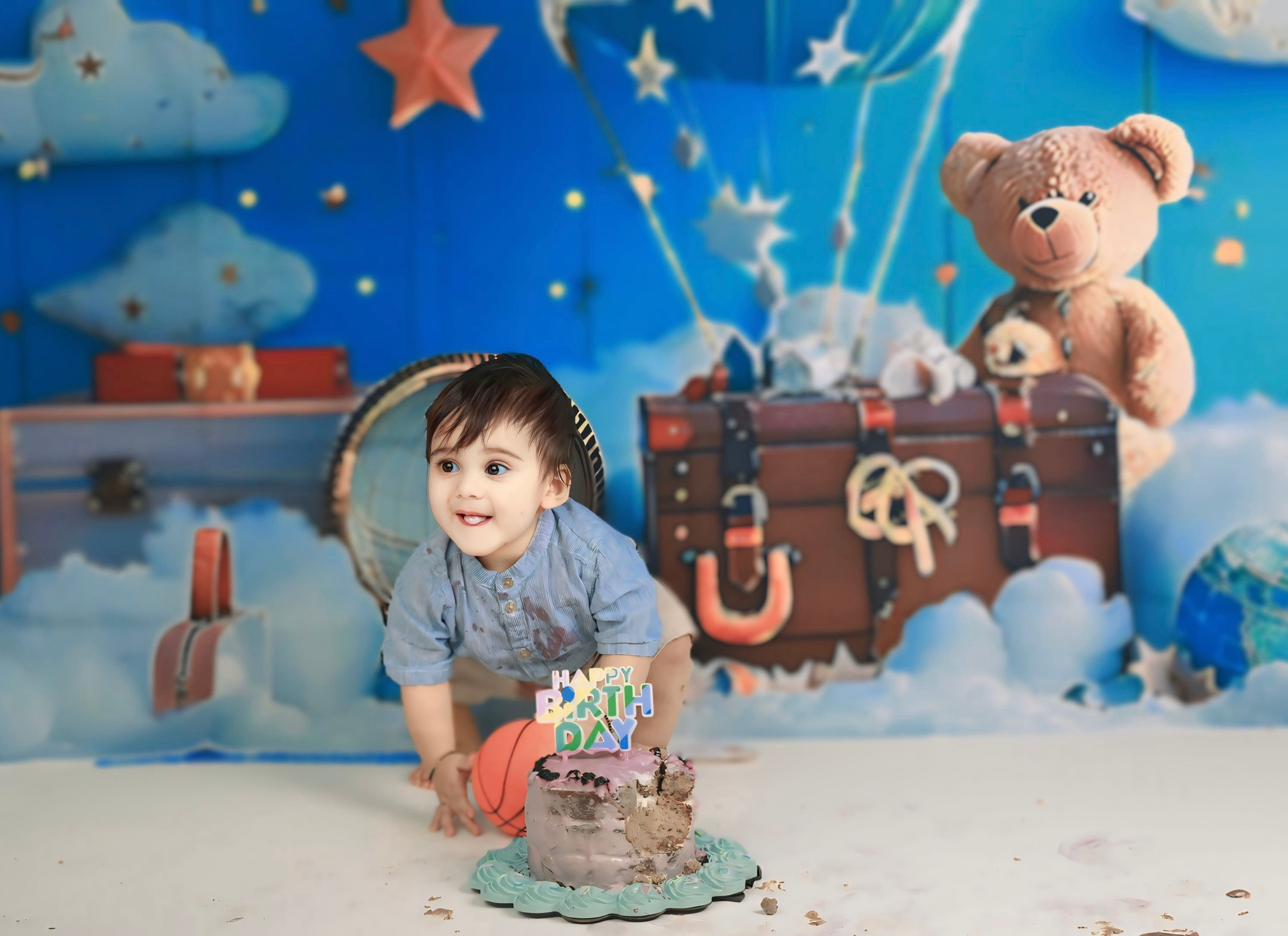 Cakesmash. AP Lens Photography | Newborn, Maternity, Milestone & Family Photographer Little Elm TX