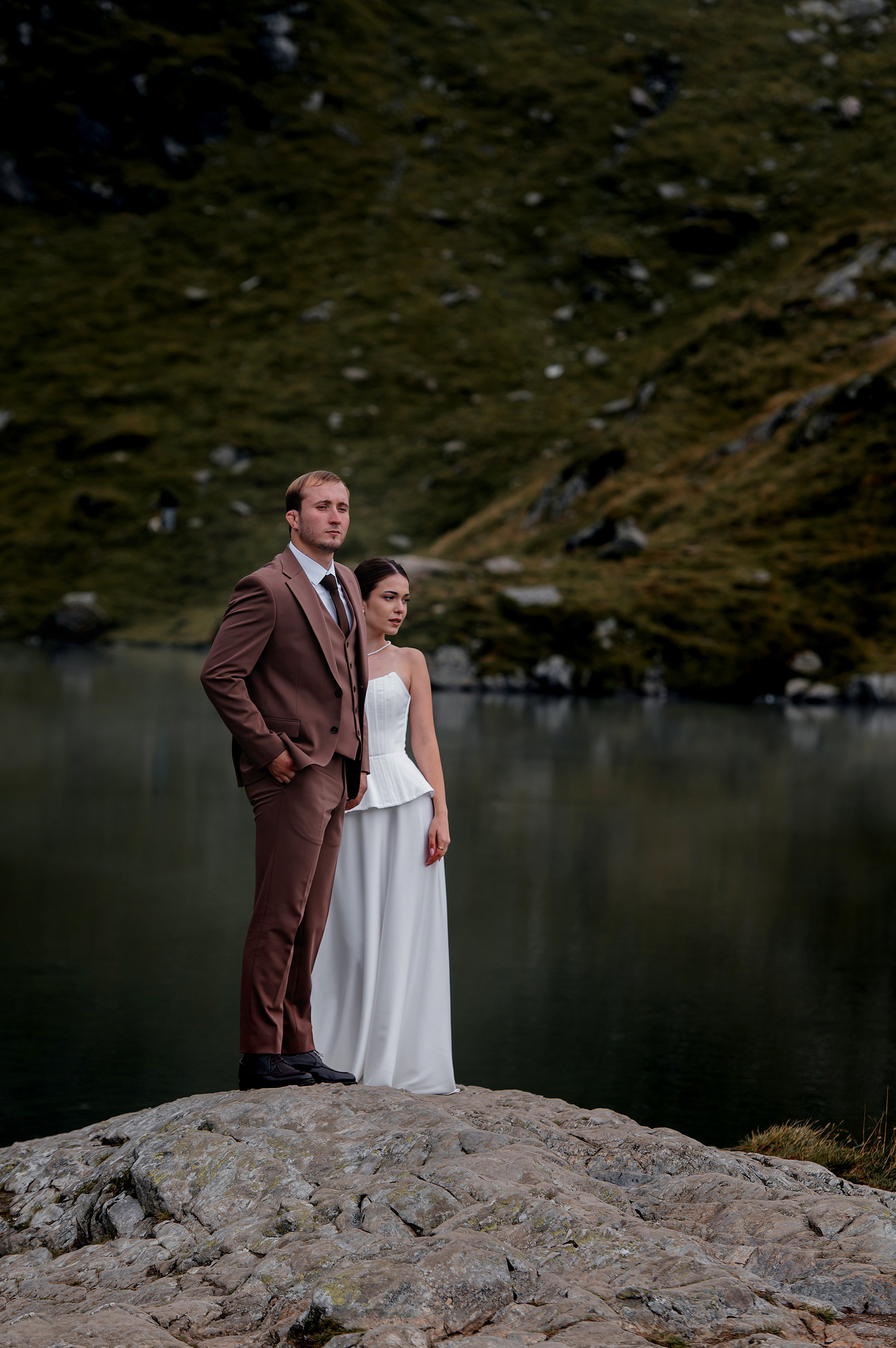 Lacul Bâlea, România. Victoria & Grigorie. Wedding photographer from Moldova Alexey Chipchiu