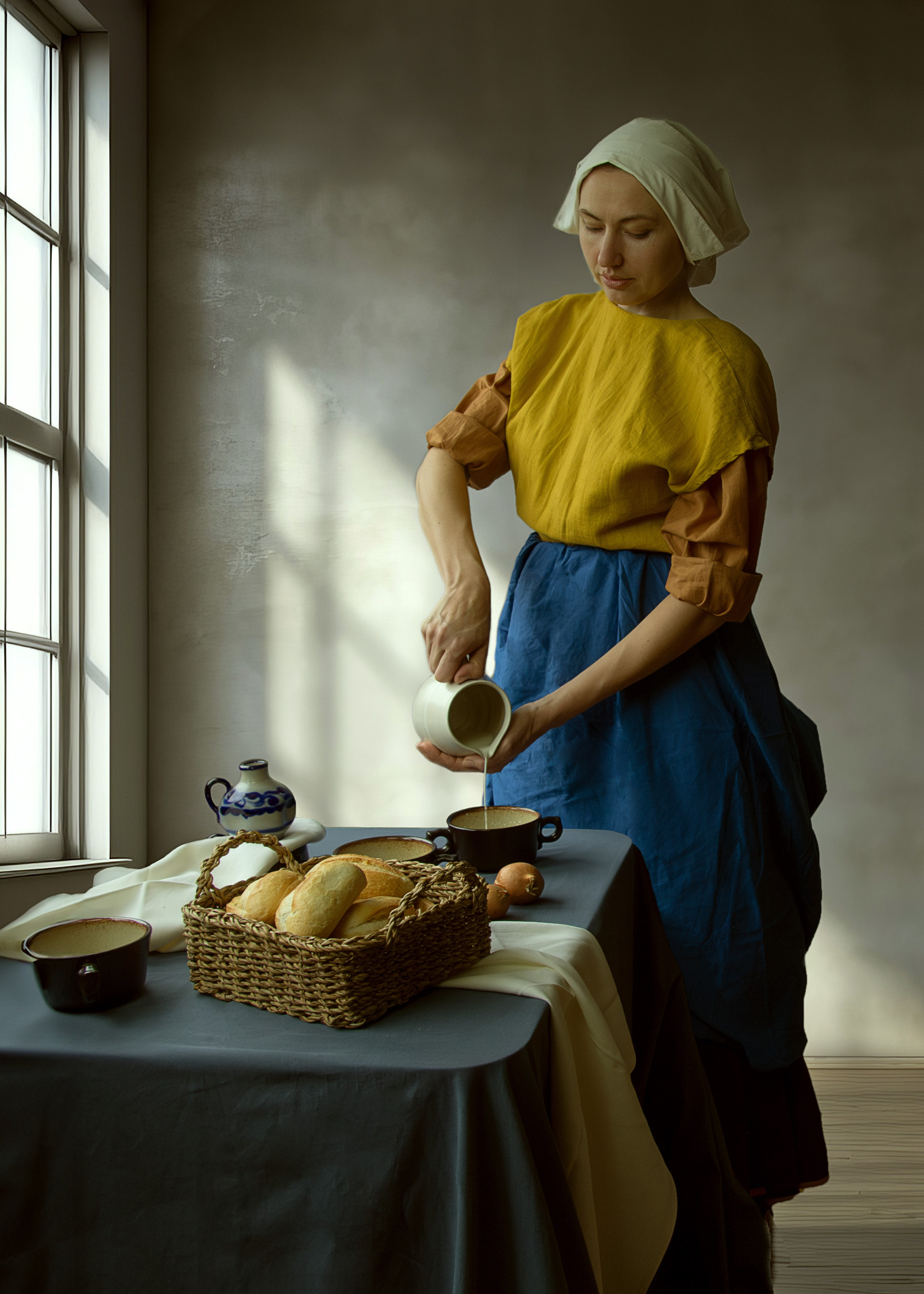 Porträt einer Frau in barocker Pose – Fine-Art-Fotografie München