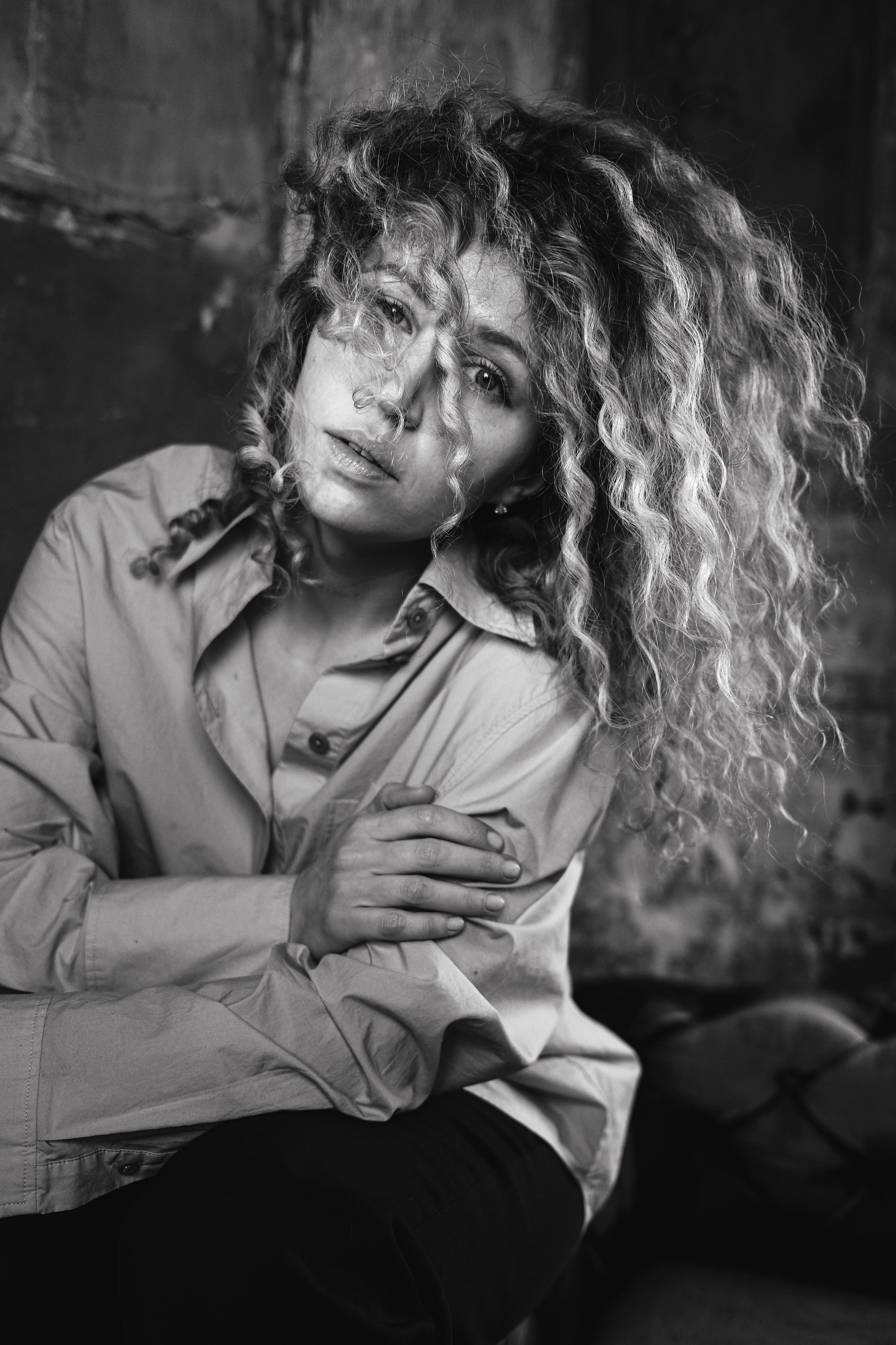 Kristina in the studio. Professional Photographer in Berlin — Portraits, Love Story, Events, F