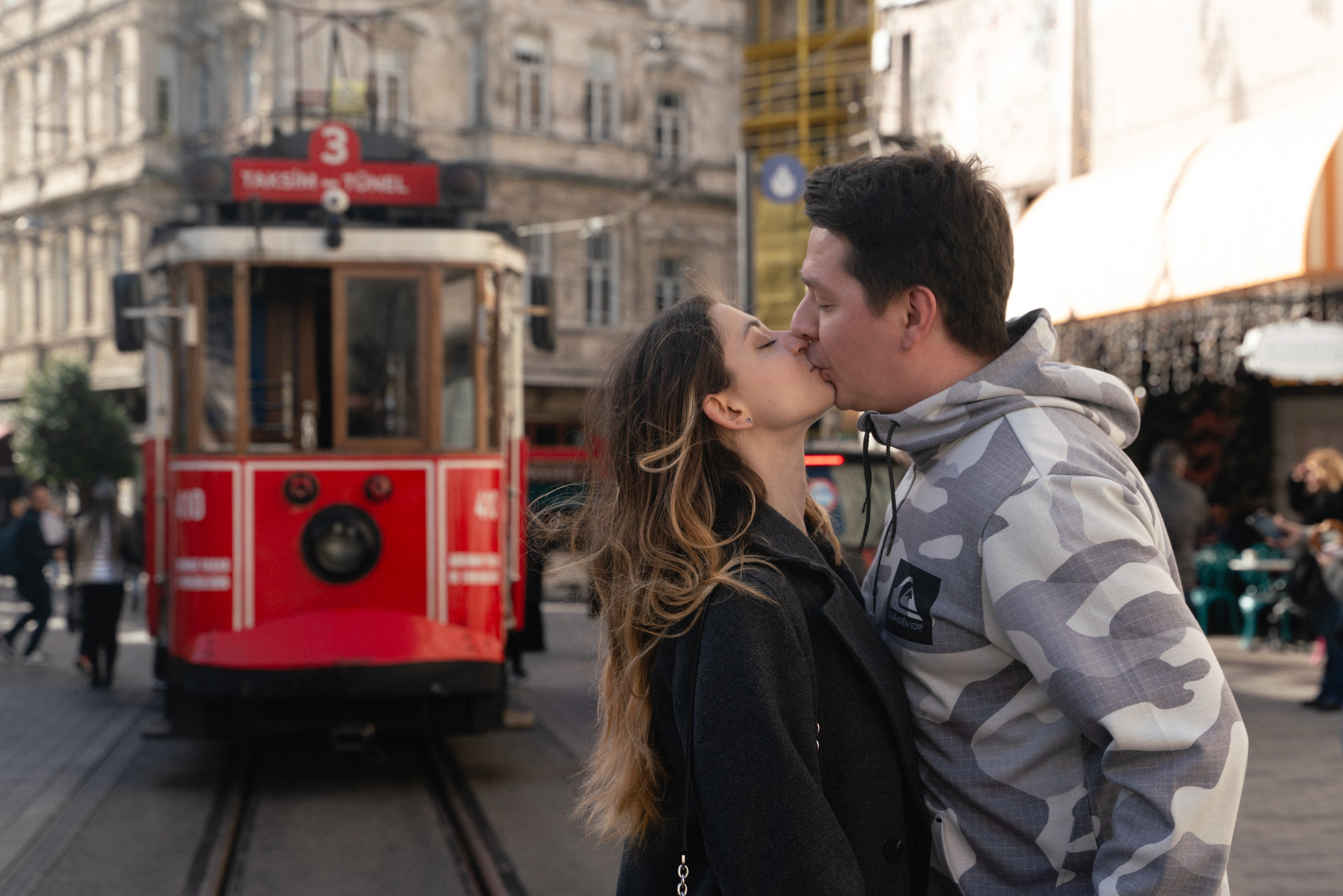 Family walk around Isteklal street. Aesthetic & Lifestyle photographer in Da Nang, Vietnam