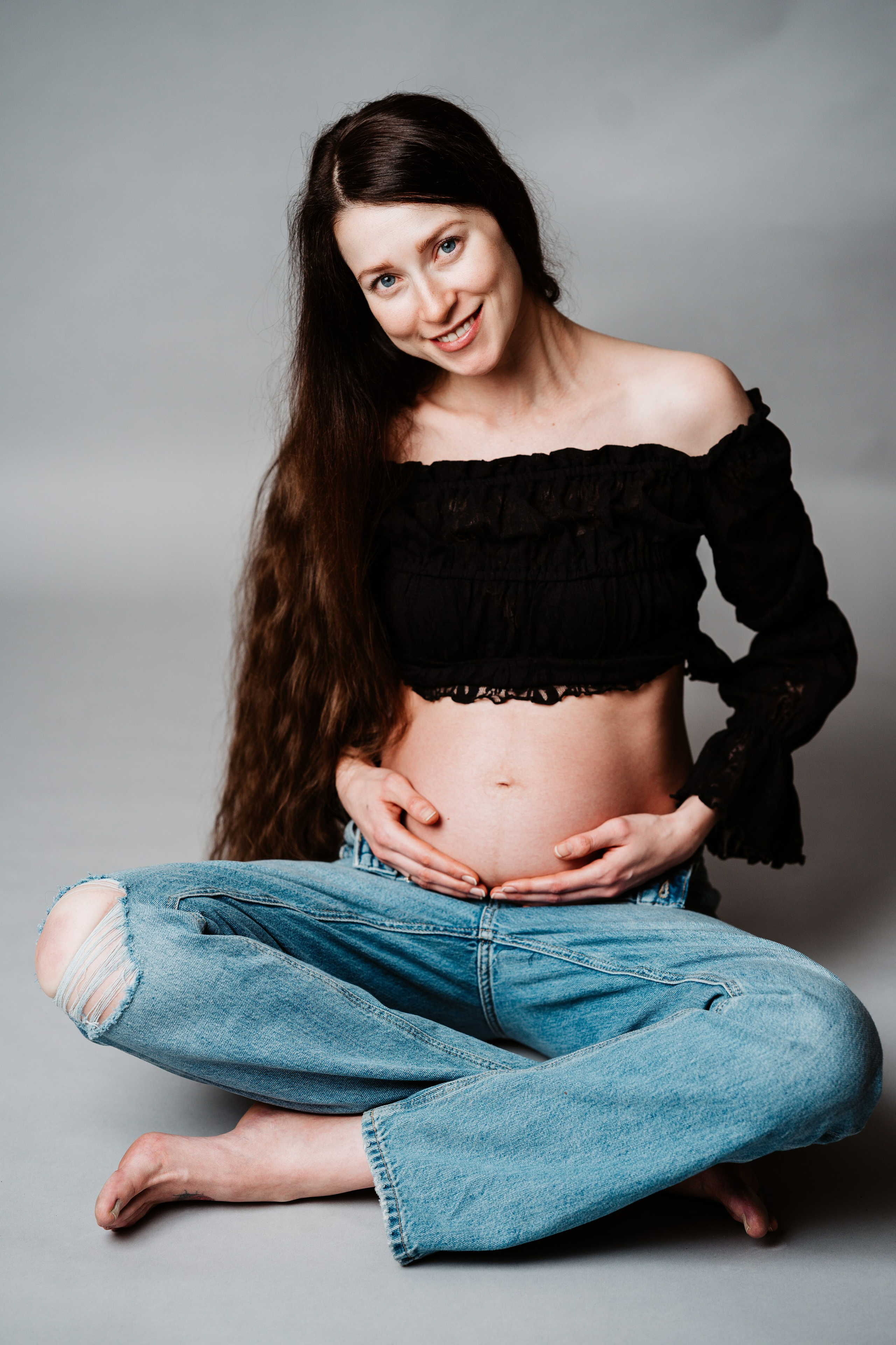 Gravidfotografering. Family and portrait photographer Natalja Biteniece