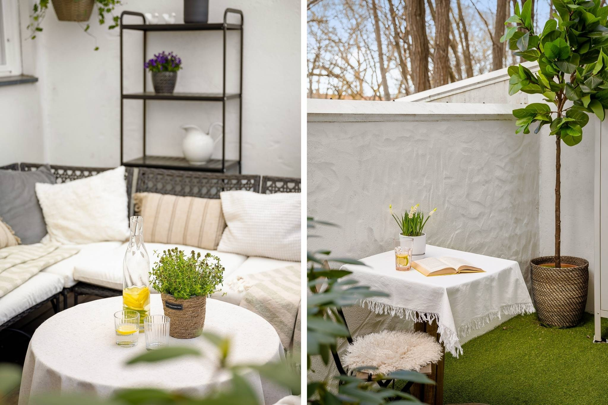 Studio i Bromma med uteplats. InHome Design Stockholm – Interiördesign och homestyling i Stockholm