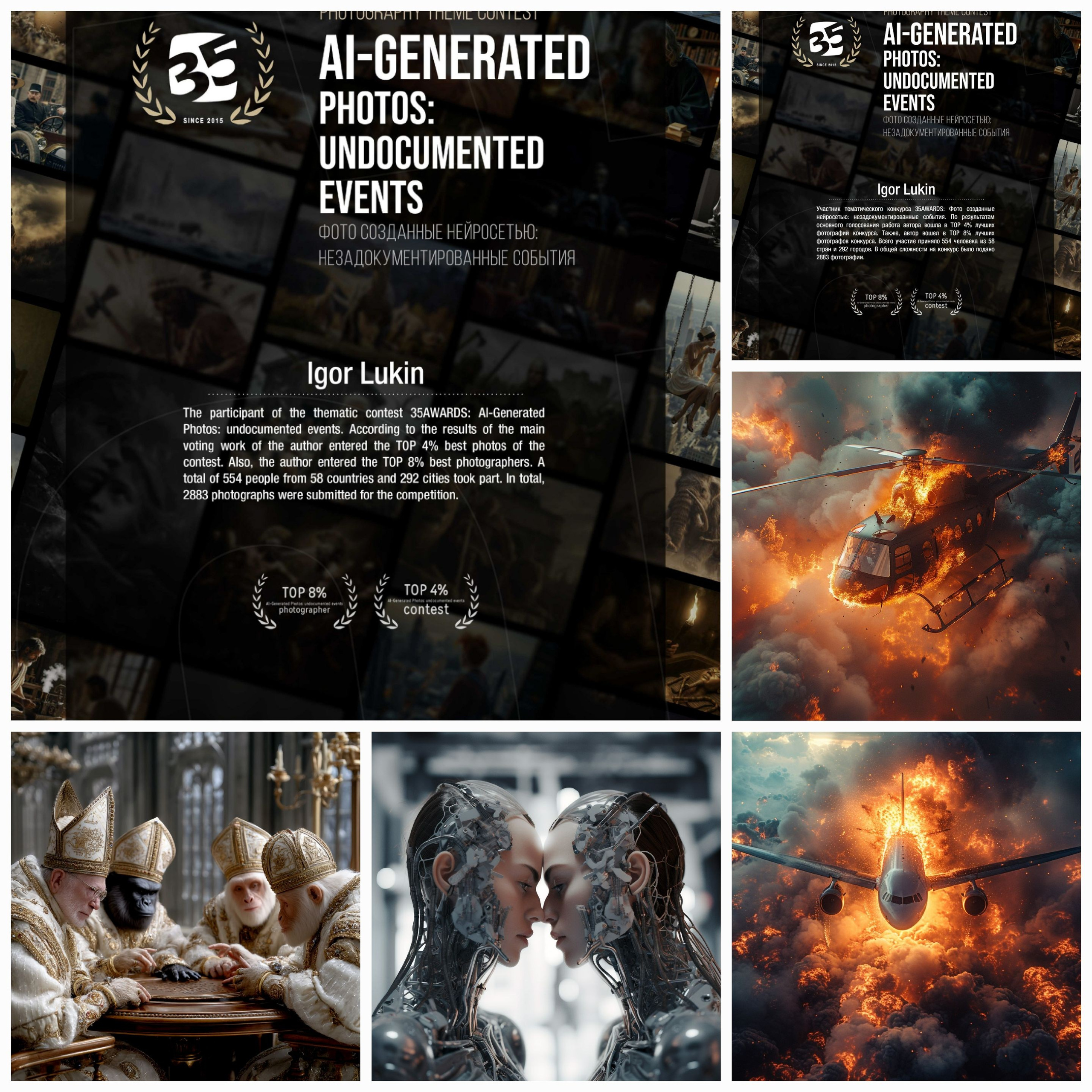 ФОТОСОЗДАННЫЕ НЕЙРОСЕТИ.НЕЗАДОКУМЕНТИРОВАННЫЕ СОБЫТИЯ. LUKIN IGOR Photography