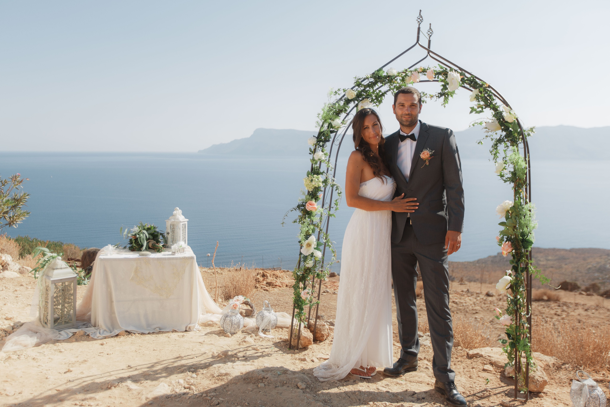Marino & Steffi, Crete. Denny Savon — Photographer in Santorini | Weddings, Love Stories & Flying Dress