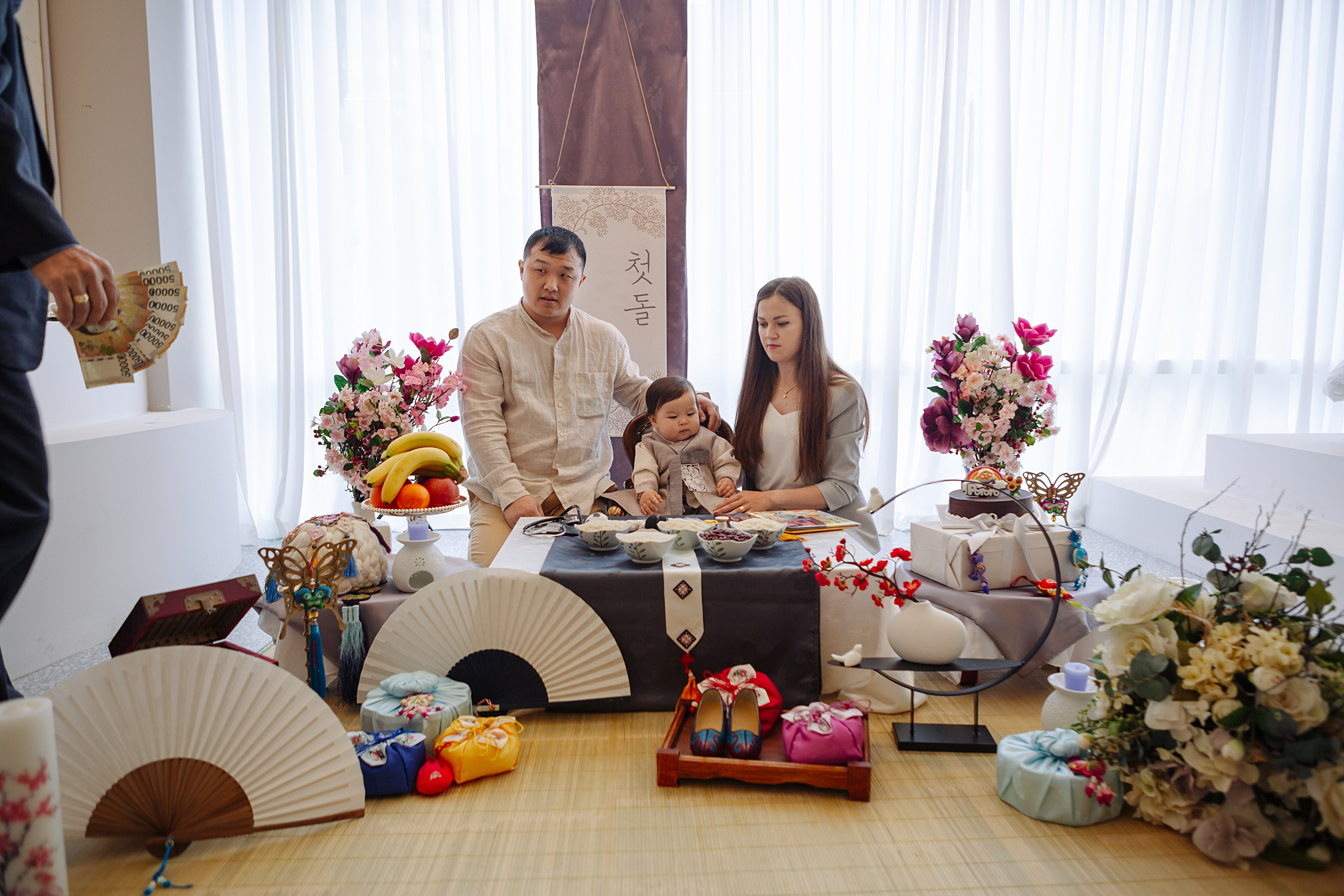 Тимофей в студии. Фотограф беременности, ньюборн и годовасиков в Корее Жанна Хан